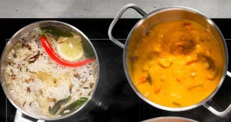 Curry met kip