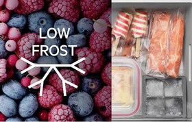Fruit in de koelkast met minimale ijsvorming