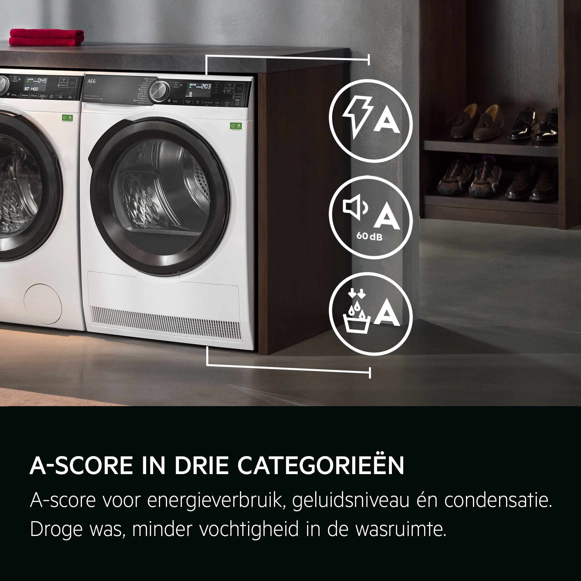 AEG - Warmtepomp droogkast - TR98V66C
