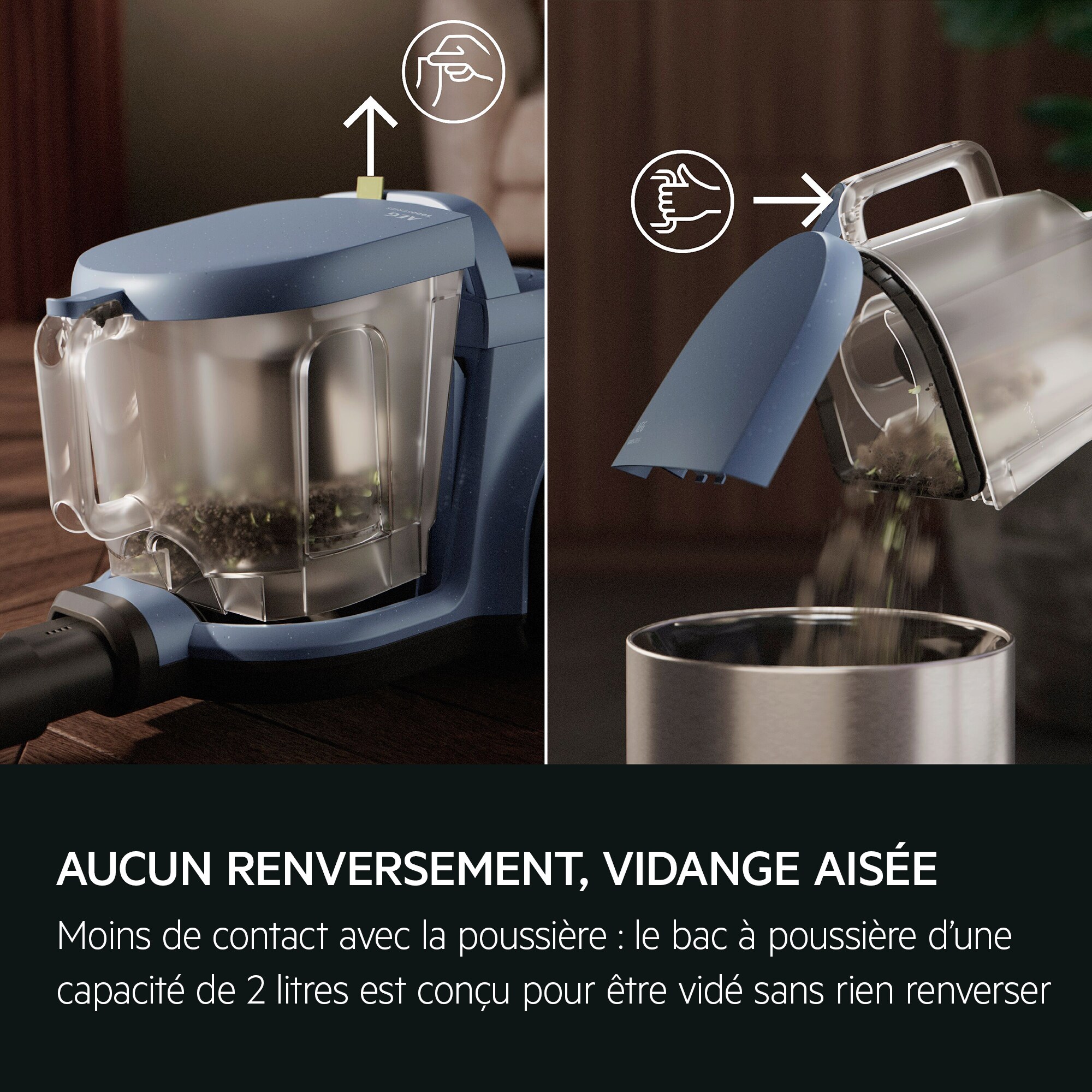 AEG - Aspirateur sans sac - AL51A3LDB