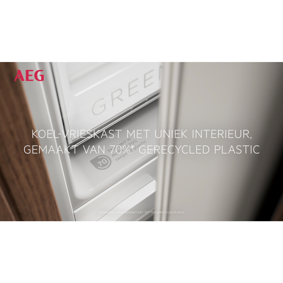 AEG - Inbouw koel-vriescombinatie - TSC8M18WCF