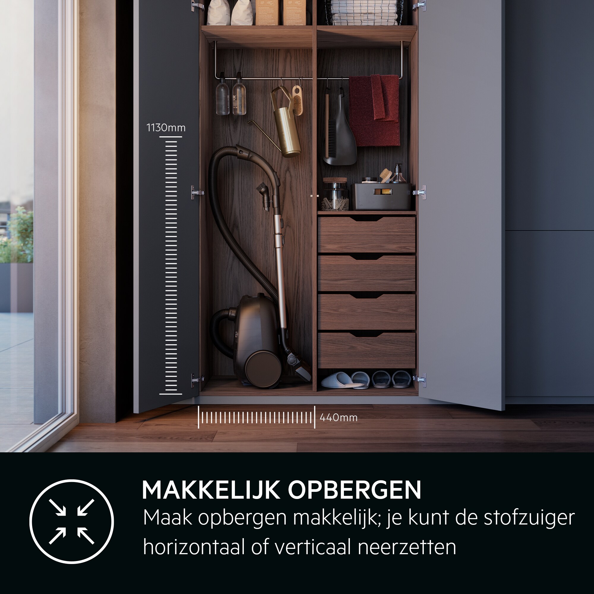 AEG - Stofzuiger met zak - AB61A4DB