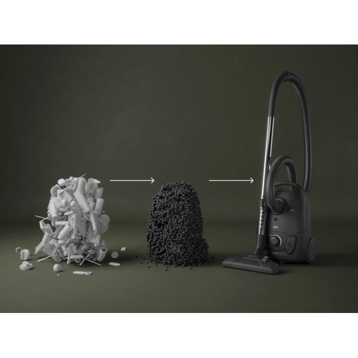 bagged cleaner and main nozzle made with up to 31% recycled plastic for a more mindful choice.