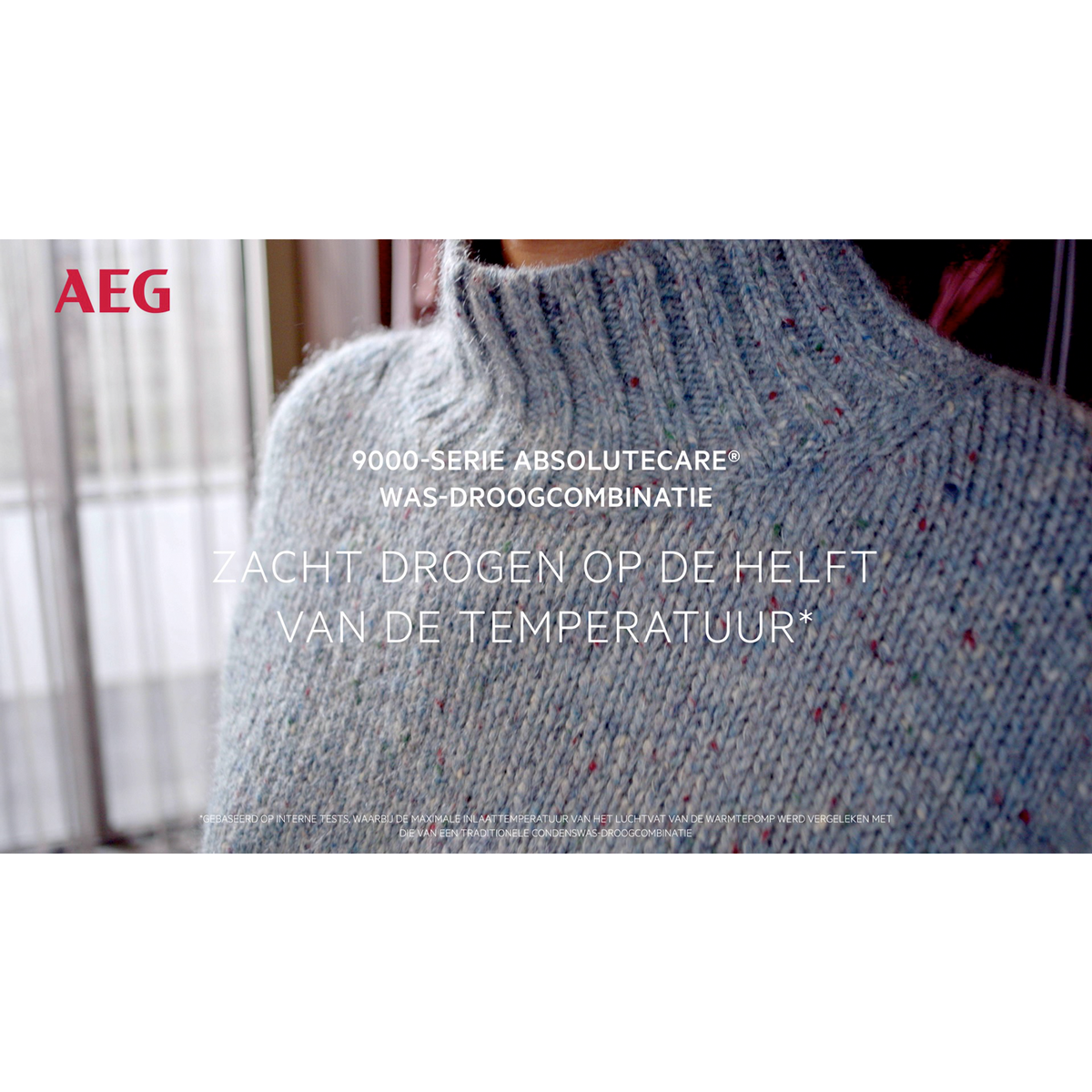 AEG - Vrijstaande was-droogcombinatie - LWR9506BN4