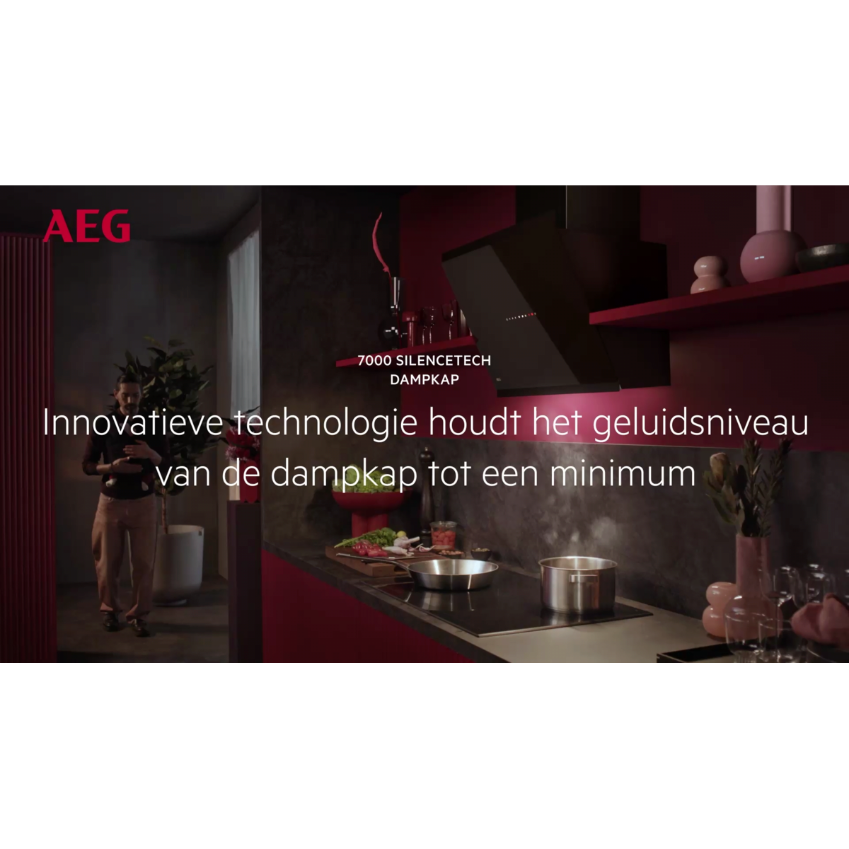 AEG - Zwarte dampkap - GV77D61SB