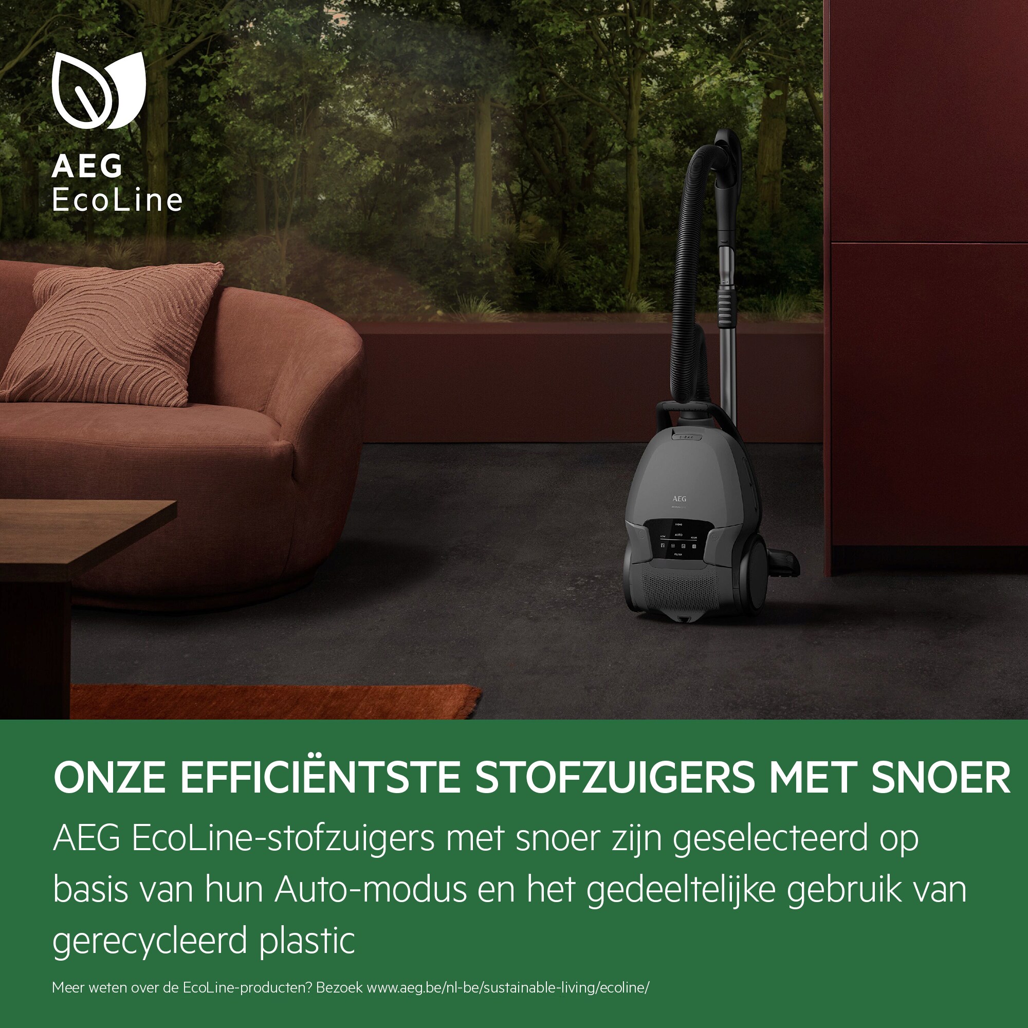 AEG - Stofzuiger met zak - AB81A2DG