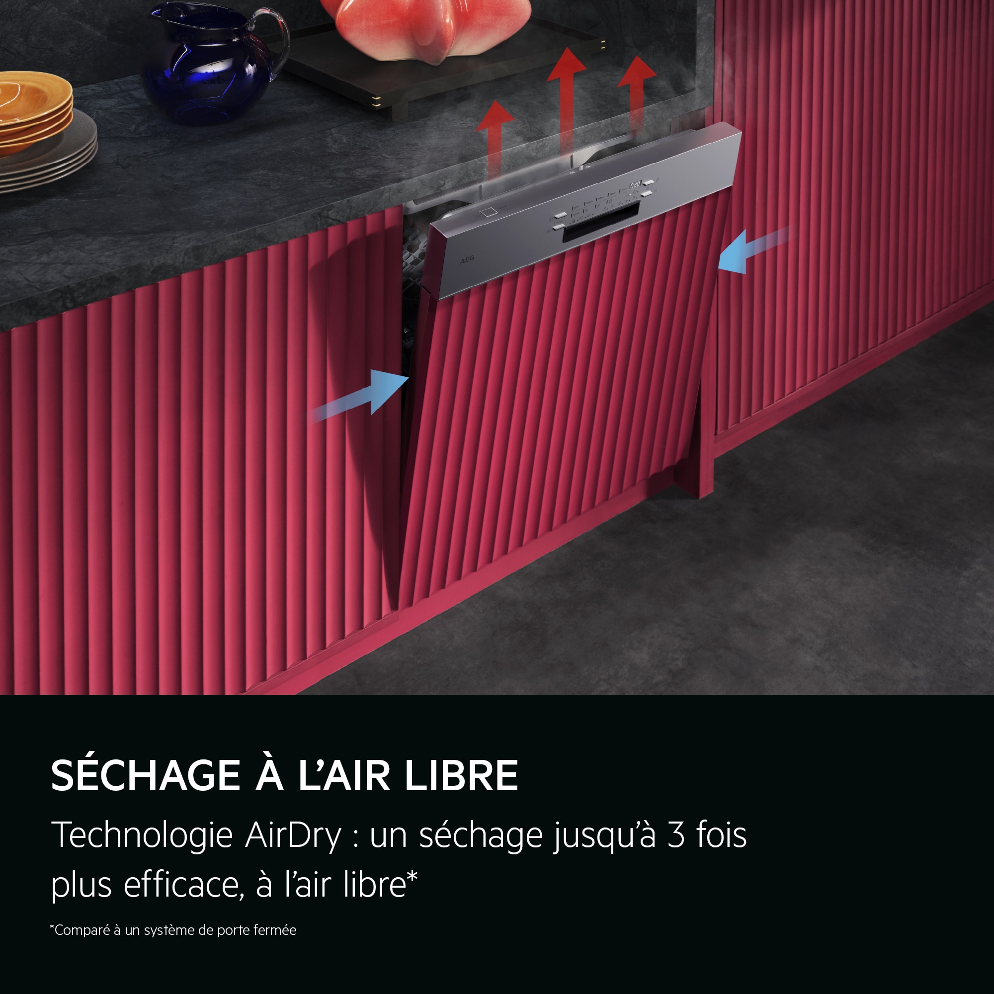 
            DROGEN MET FRISSE LUCHT
           
            AirDry-technologie: tot wel 3x betere droogresultaten dankzij frisse lucht*
          