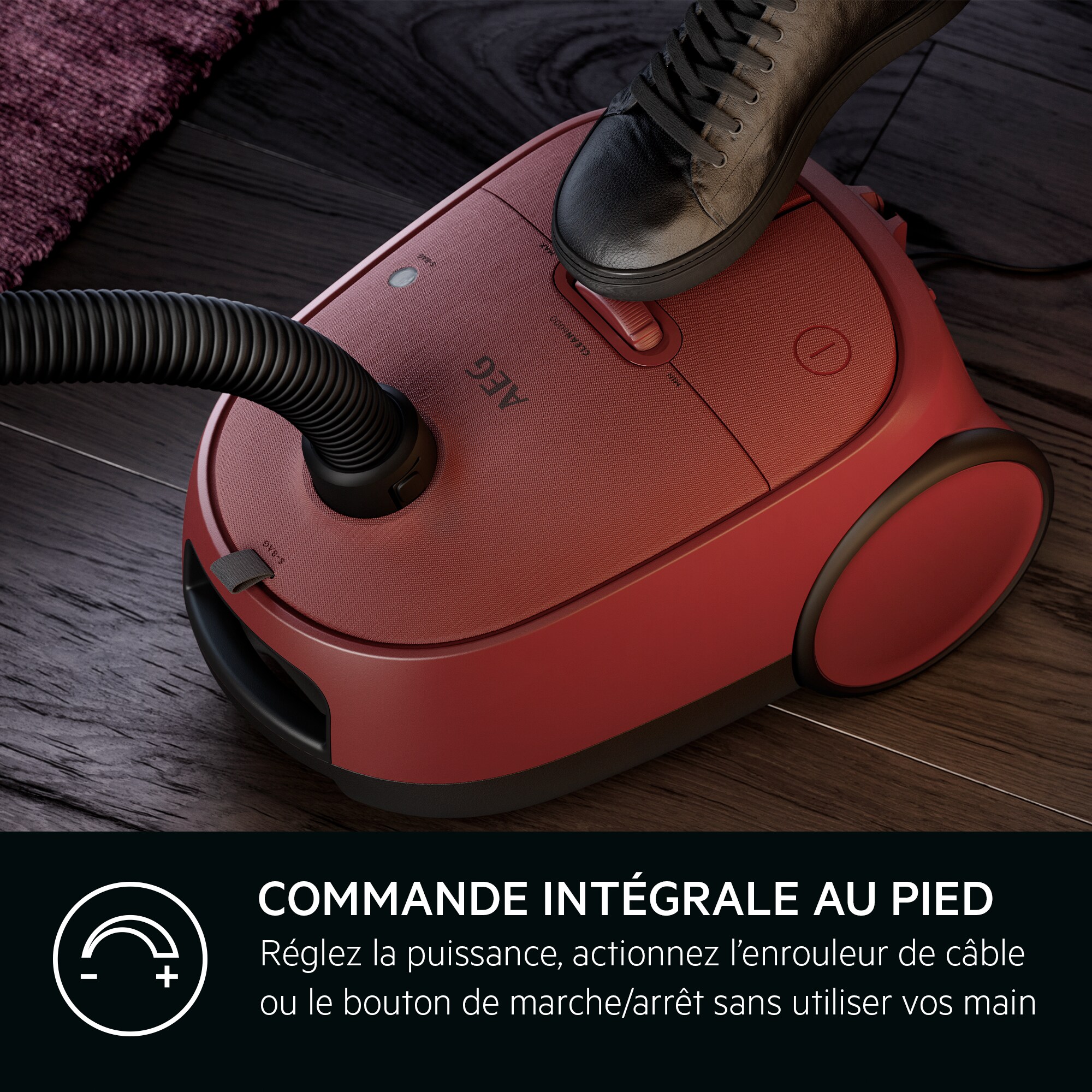 AEG - Aspirateur avec sac - AB61C3CR