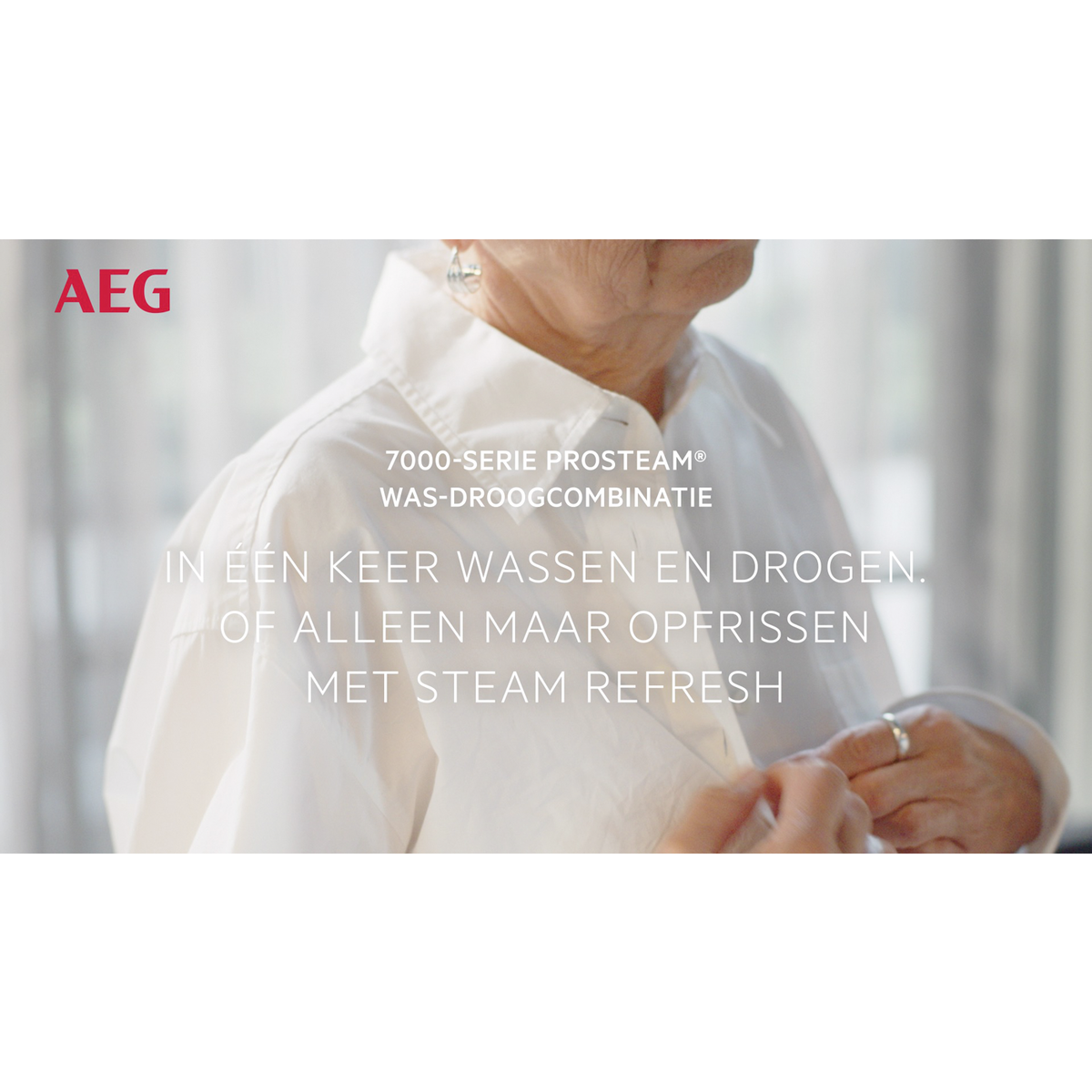 AEG - Vrijstaande was-droogcombinatie - LWR73R842