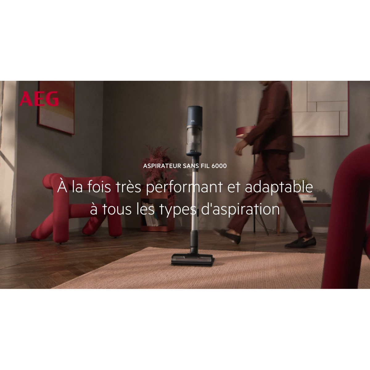 AEG - Aspirateur balai sans fil - AP61CB21DB