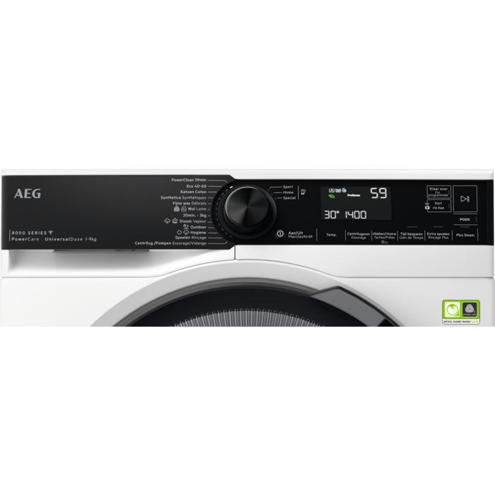 AEG - Wasmachine met voorlader - LR86CUC94