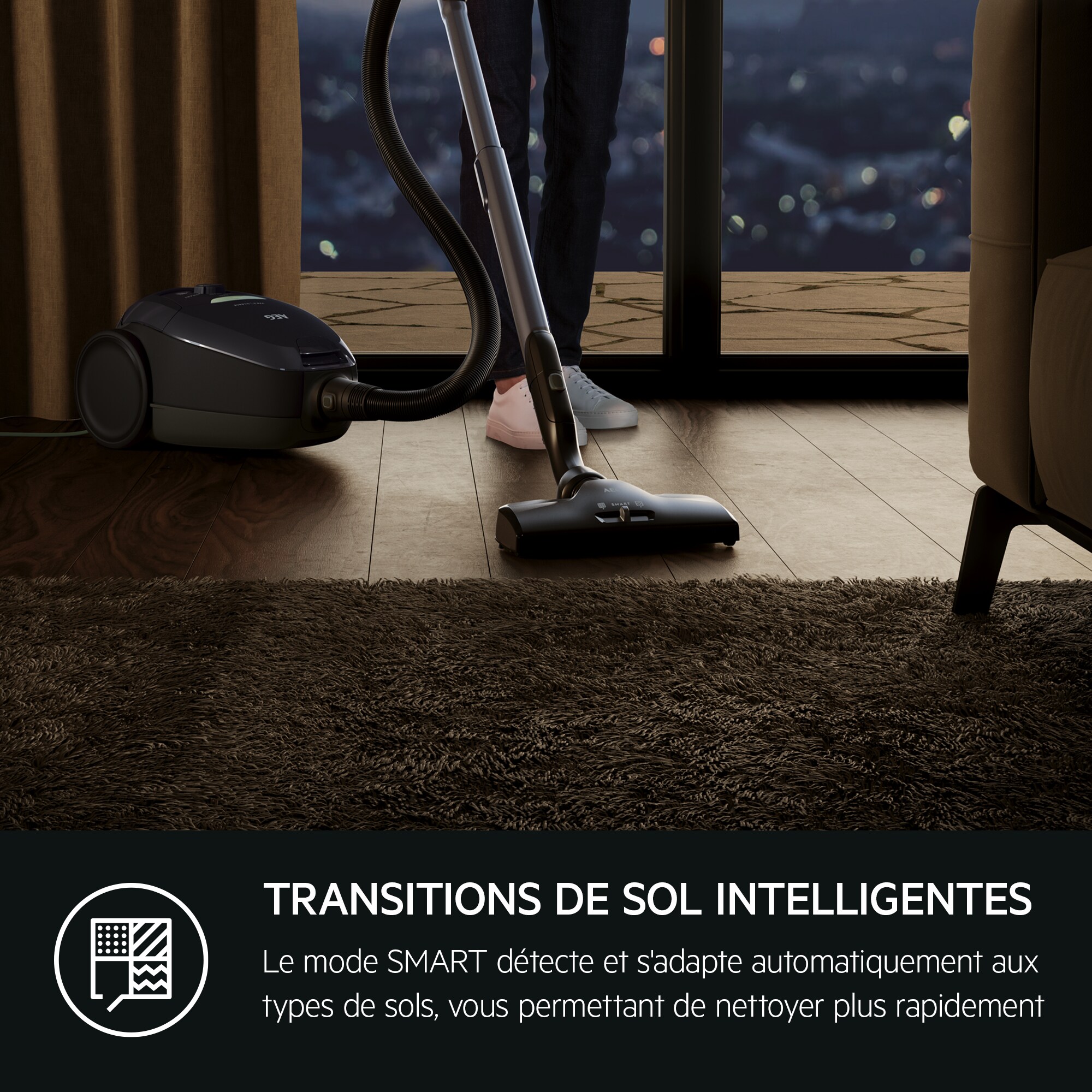AEG - Aspirateur avec sac - VX82-1-ECO
