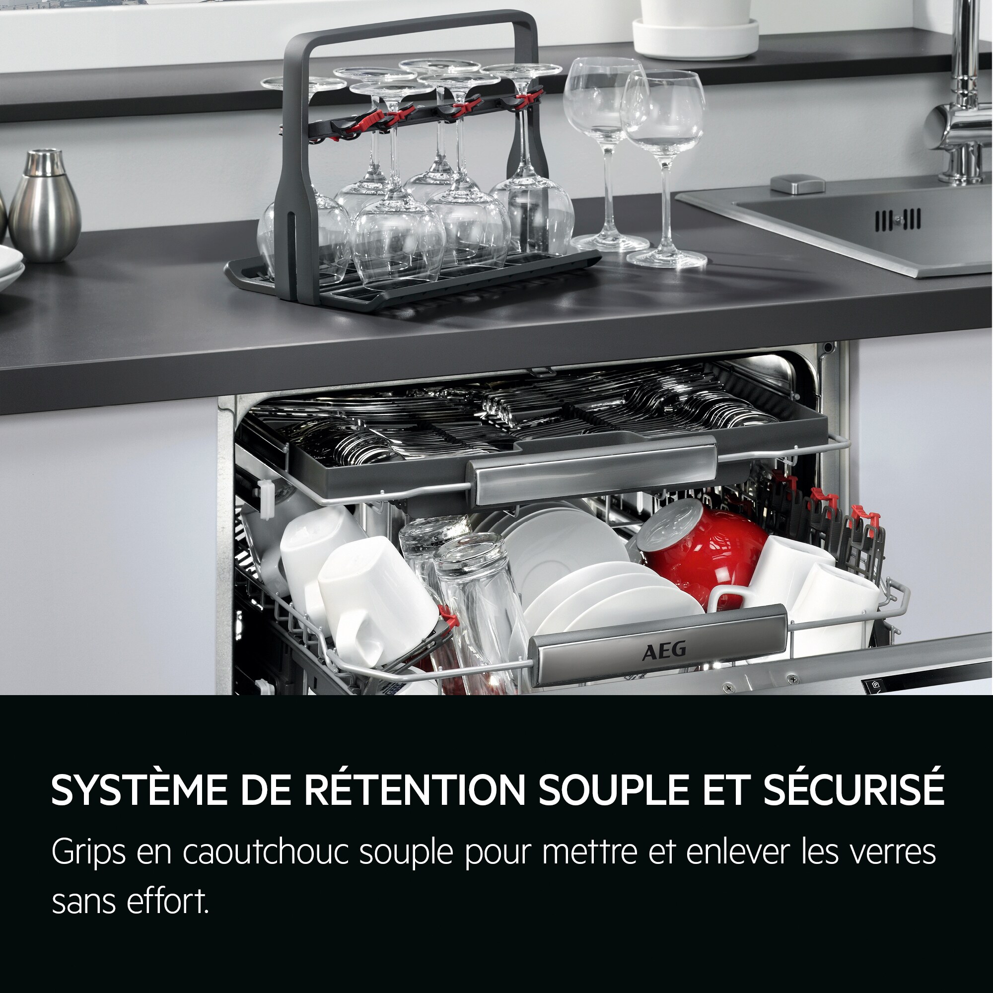 AEG - Panier à verres pour lave-vaisselle - A9SZGB01