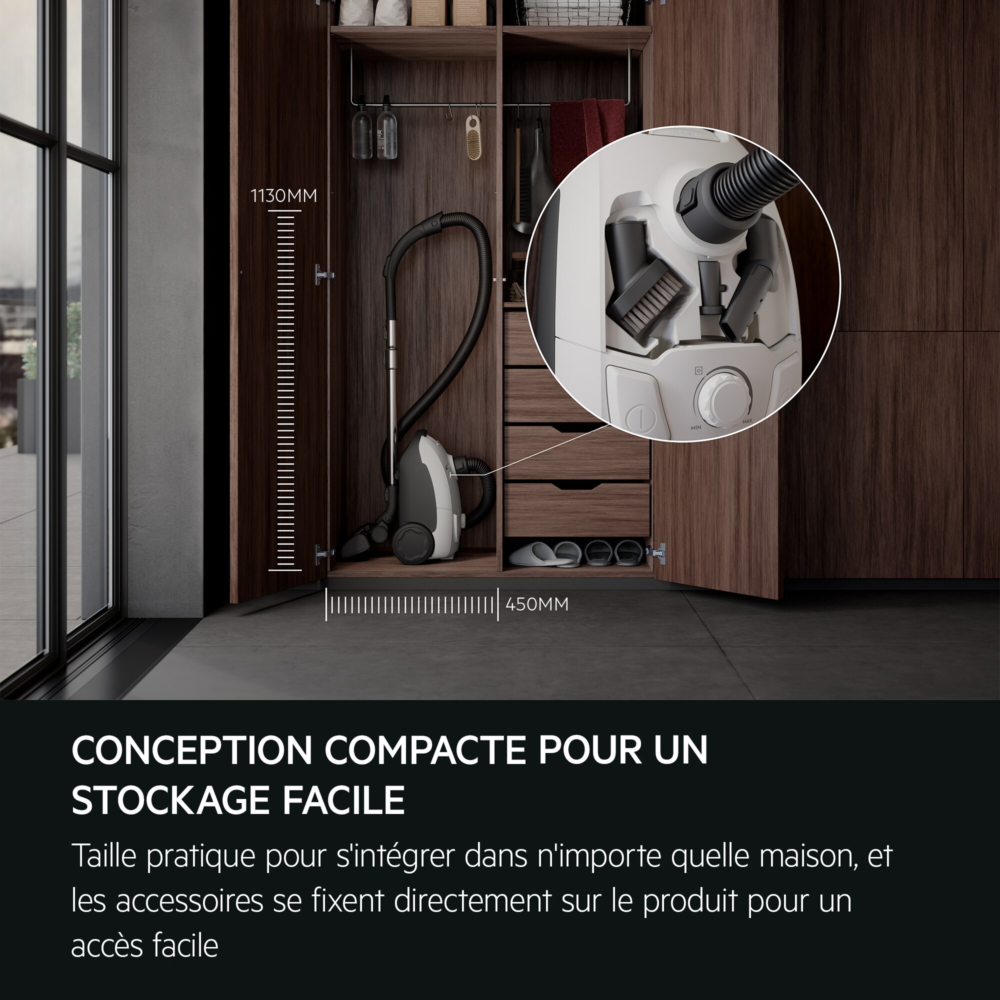 AEG - Aspirateur avec sac - AB51C2SW