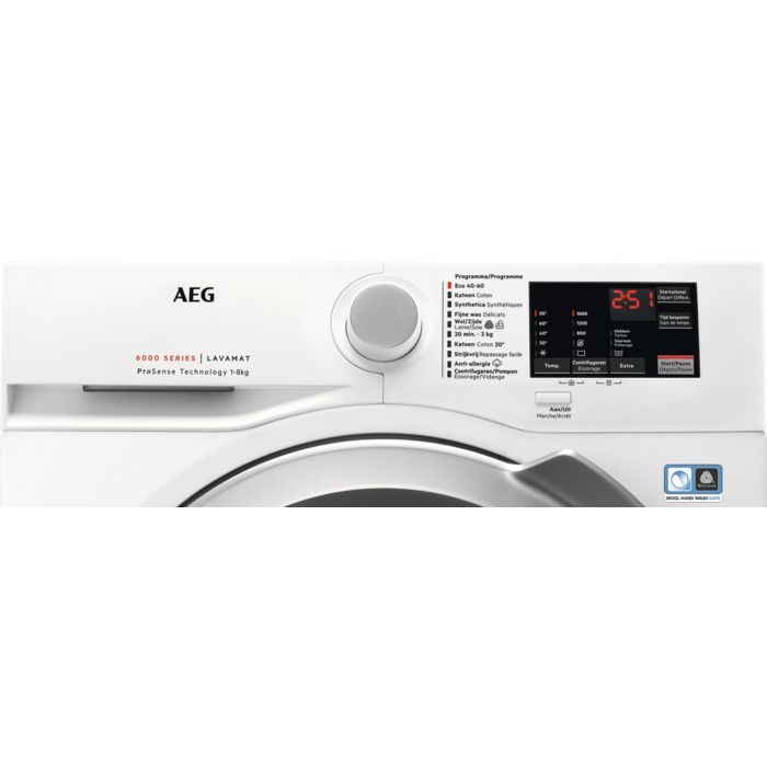 AEG - Wasmachine 8 kg - LF62R864
