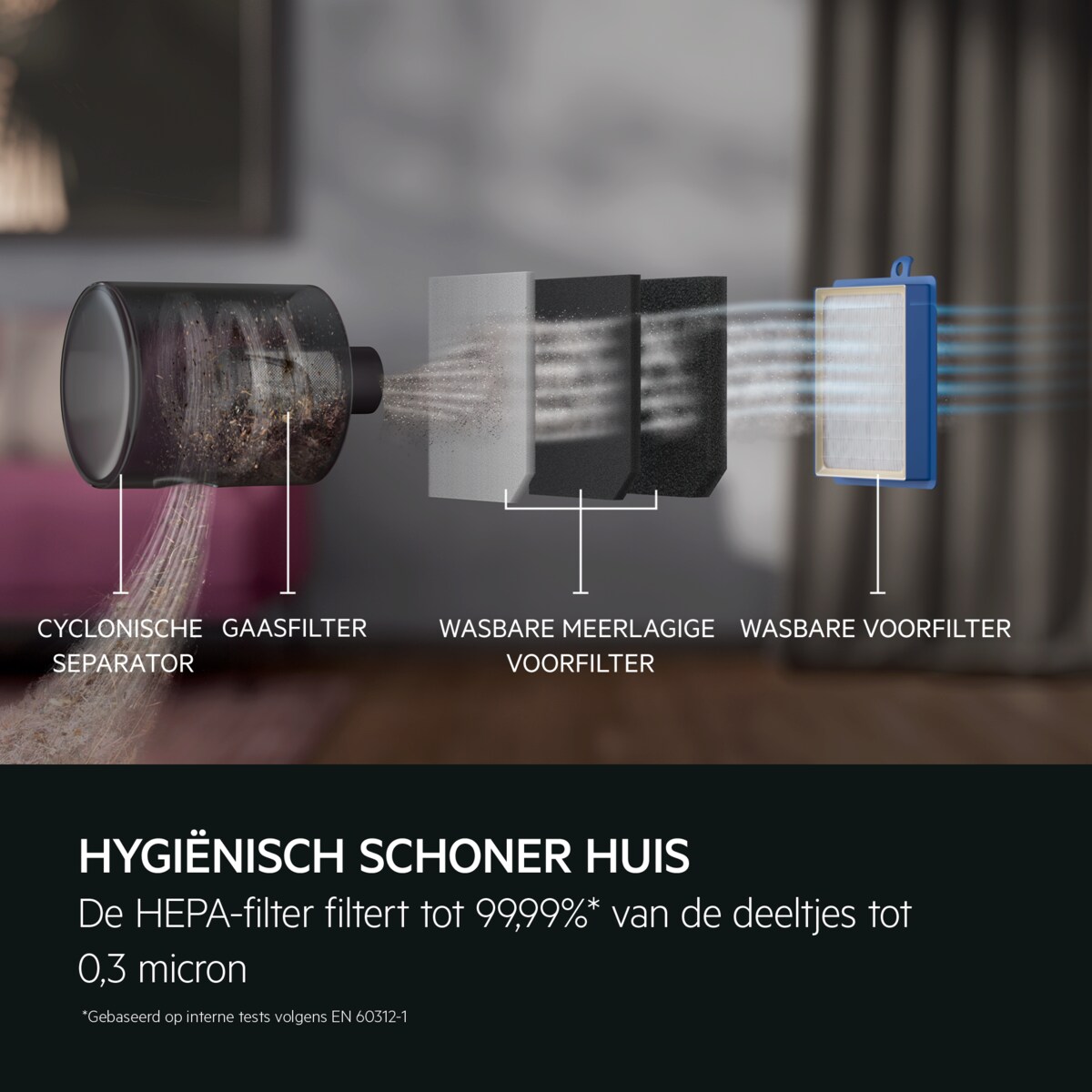 AEG - Stofzuiger zonder zak - AL61C3DB