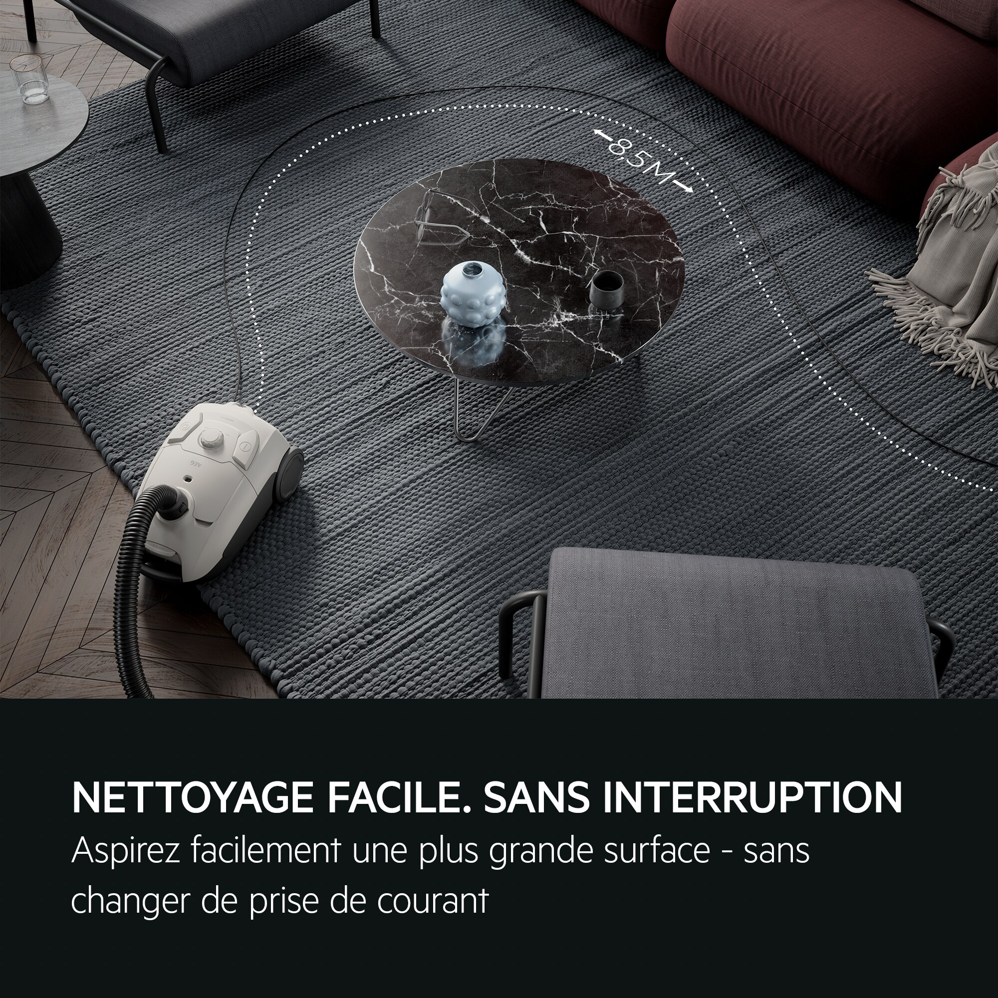 AEG - Aspirateur avec sac - AB51C2SW
