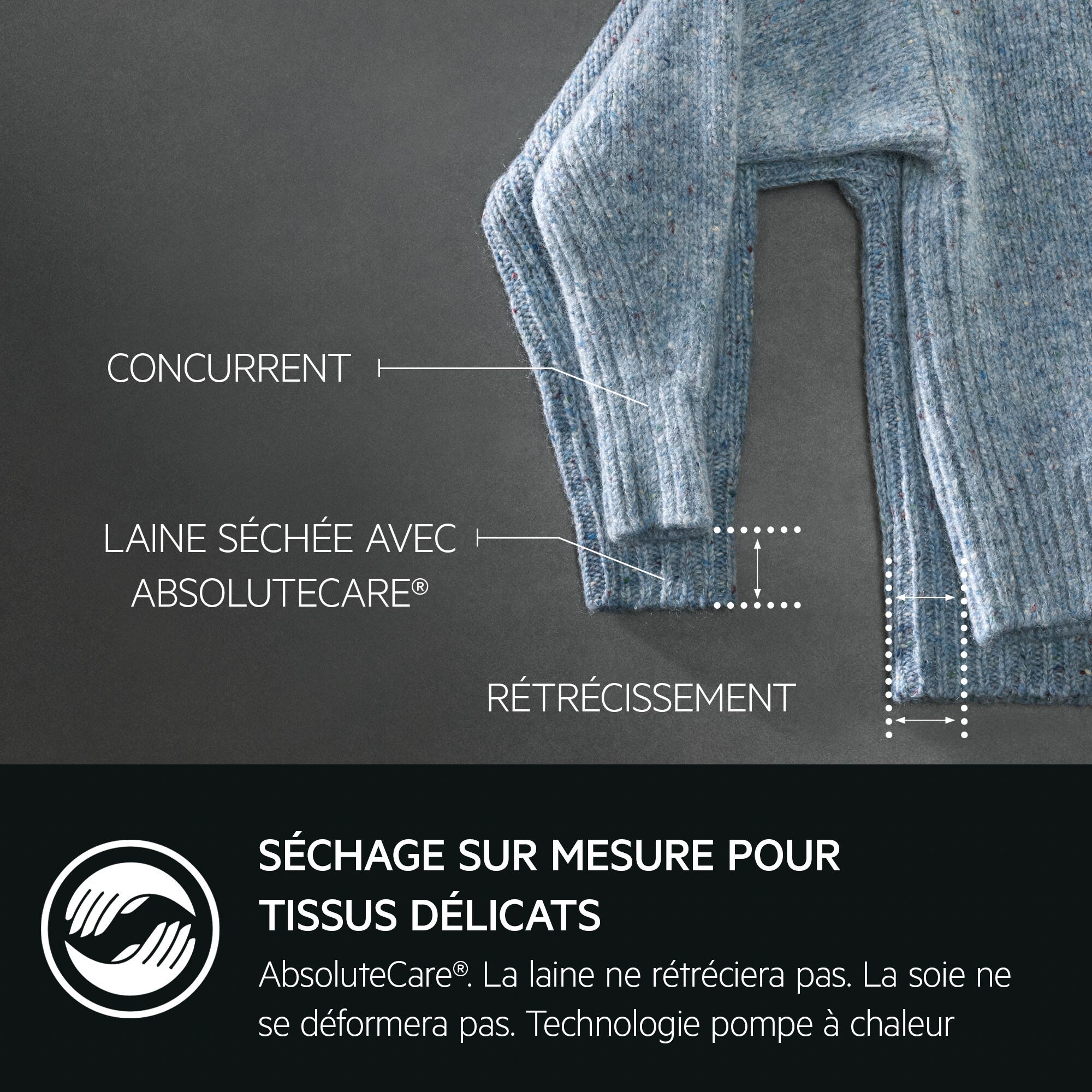 AEG - Sèche-linge pompe à chaleur - TR88BX64B