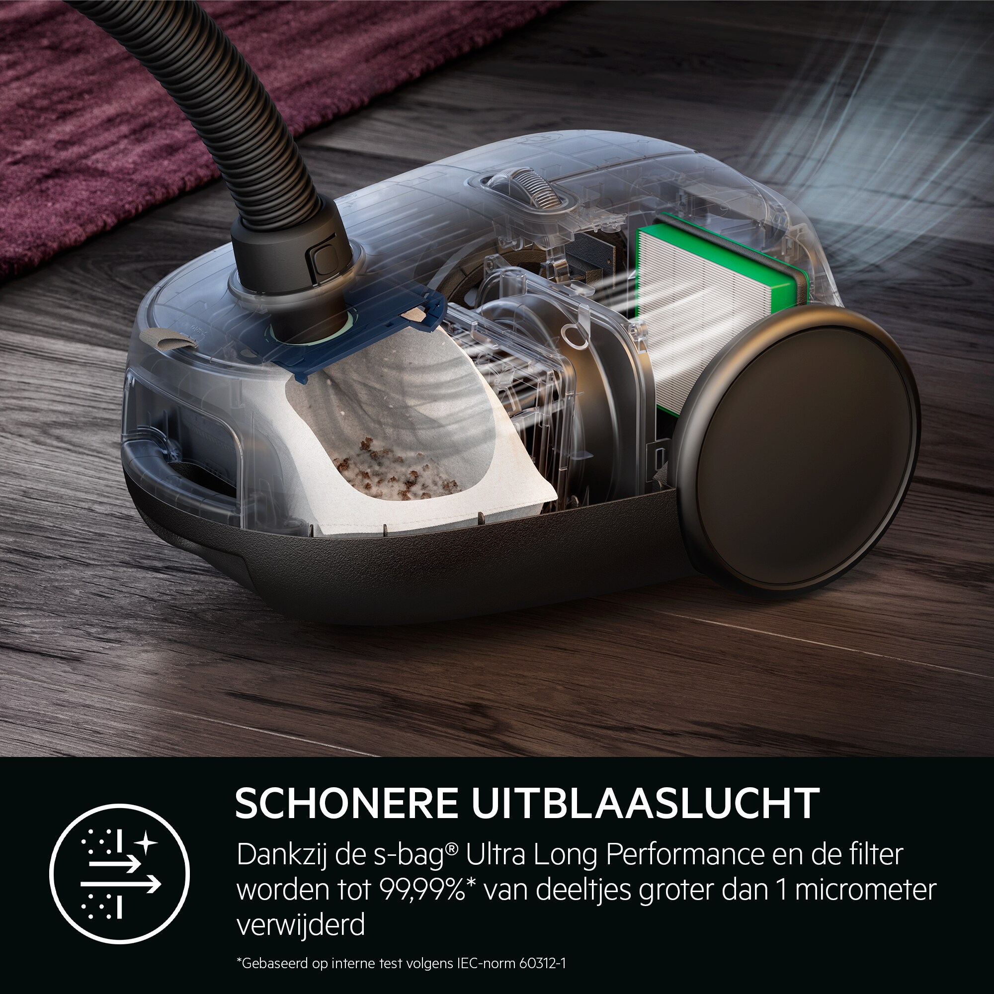AEG - Stofzuiger met zak - AB61C2DBS