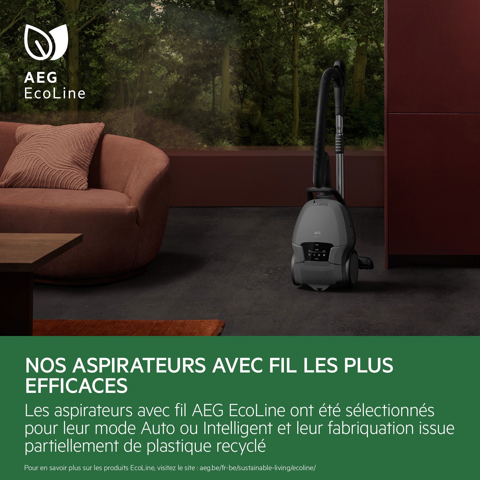 AEG - Aspirateur avec sac - AB81A2DG