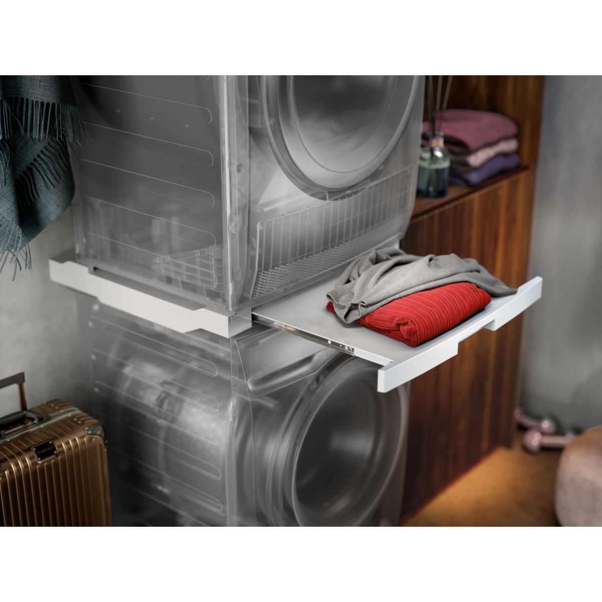 AEG - Kit de superposition sèche-linge et lave-linge - A1WYHSK2