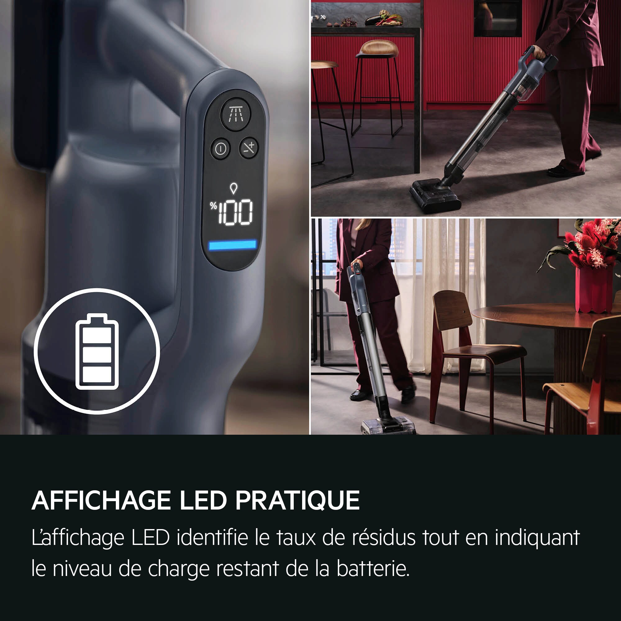 AEG - Aspirateur sans fil Wet & Dry - AW82U1DB