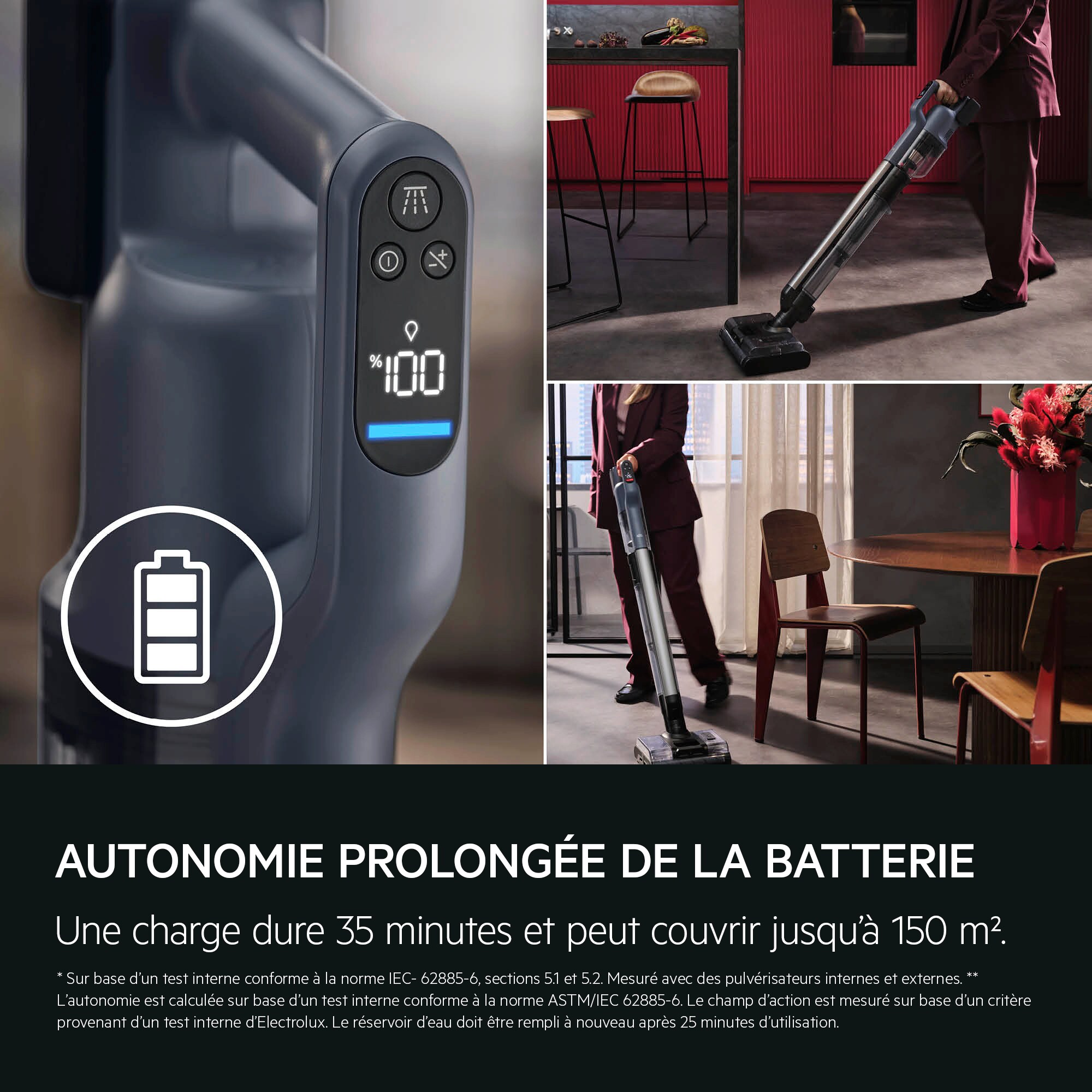 AEG - Aspirateur sans fil Wet & Dry - AW82U1DB