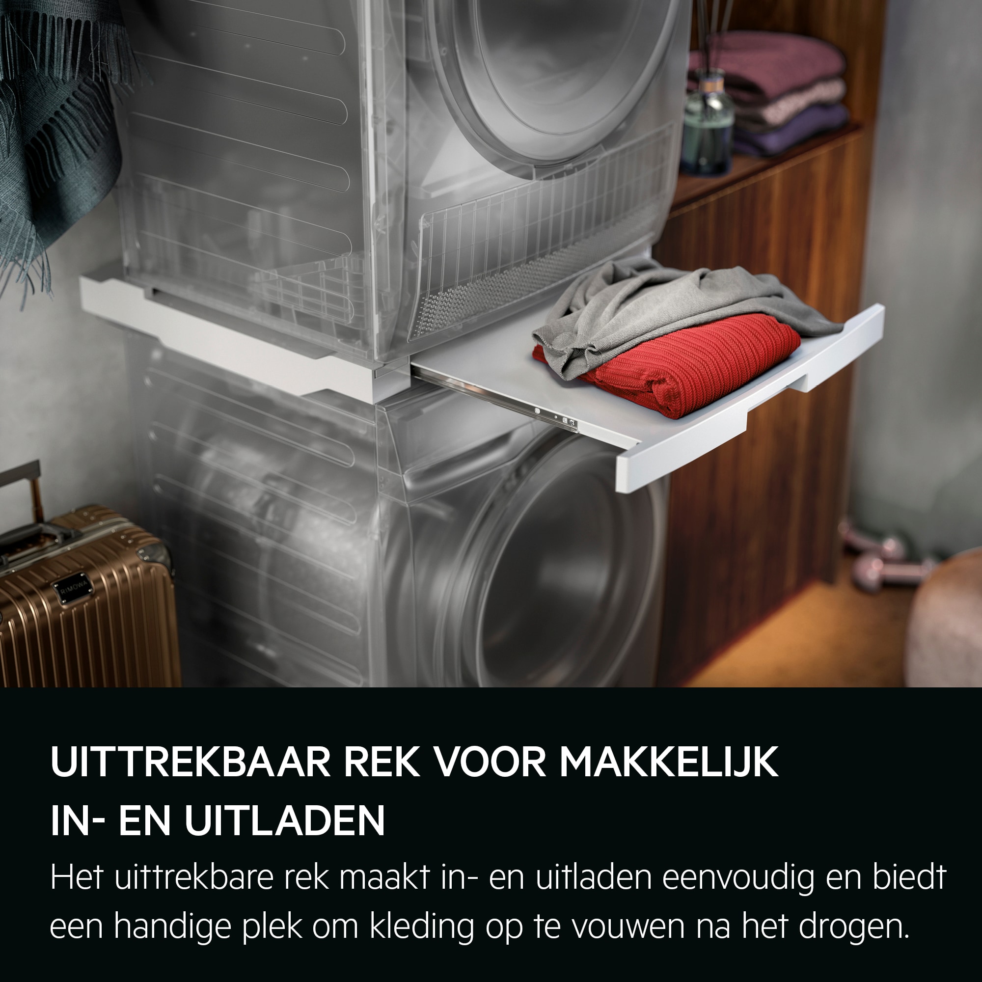AEG - Tussenstuk met lade voor droogkast en wasmachine - A1WYHSK2