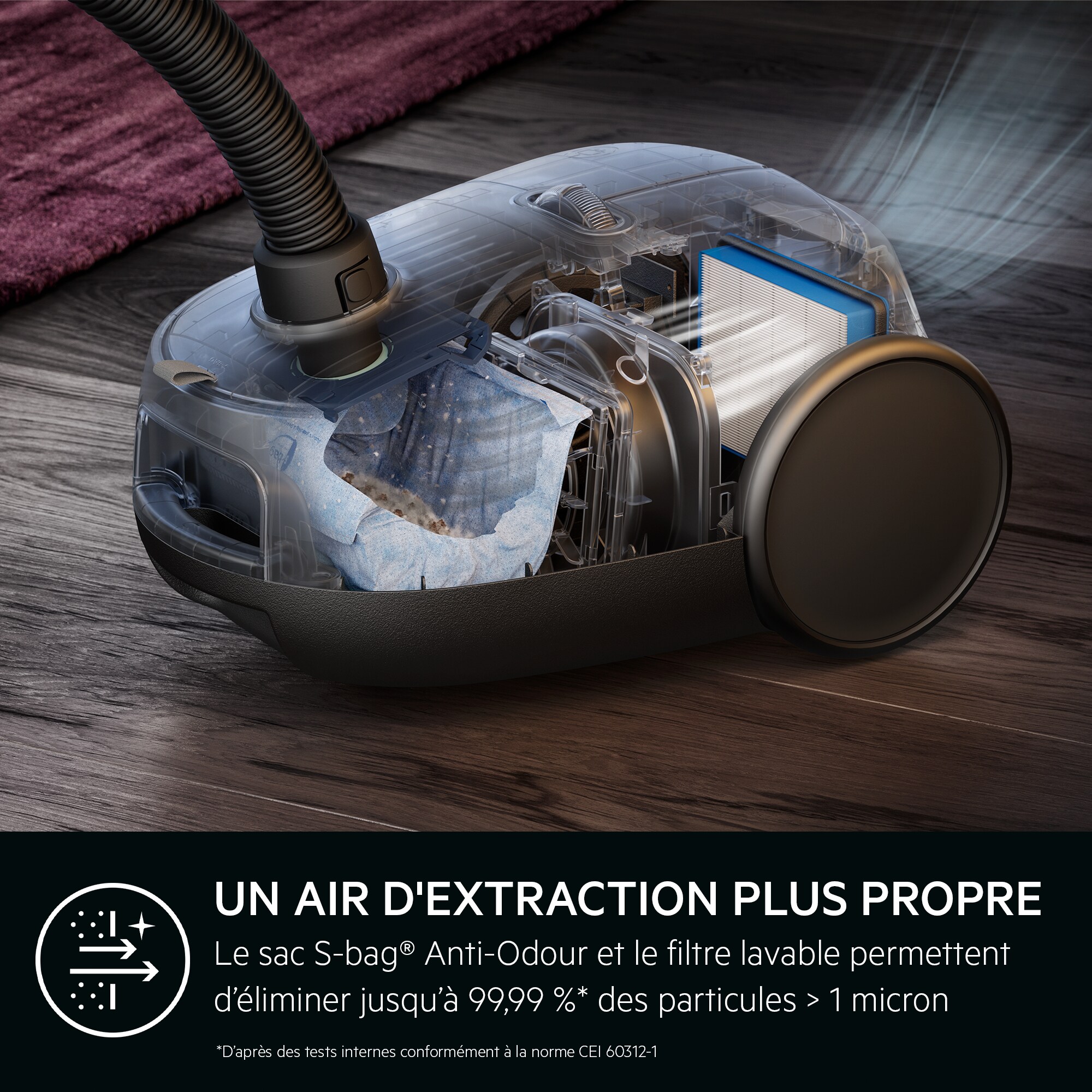 AEG - Aspirateur avec sac - AB61A4DB