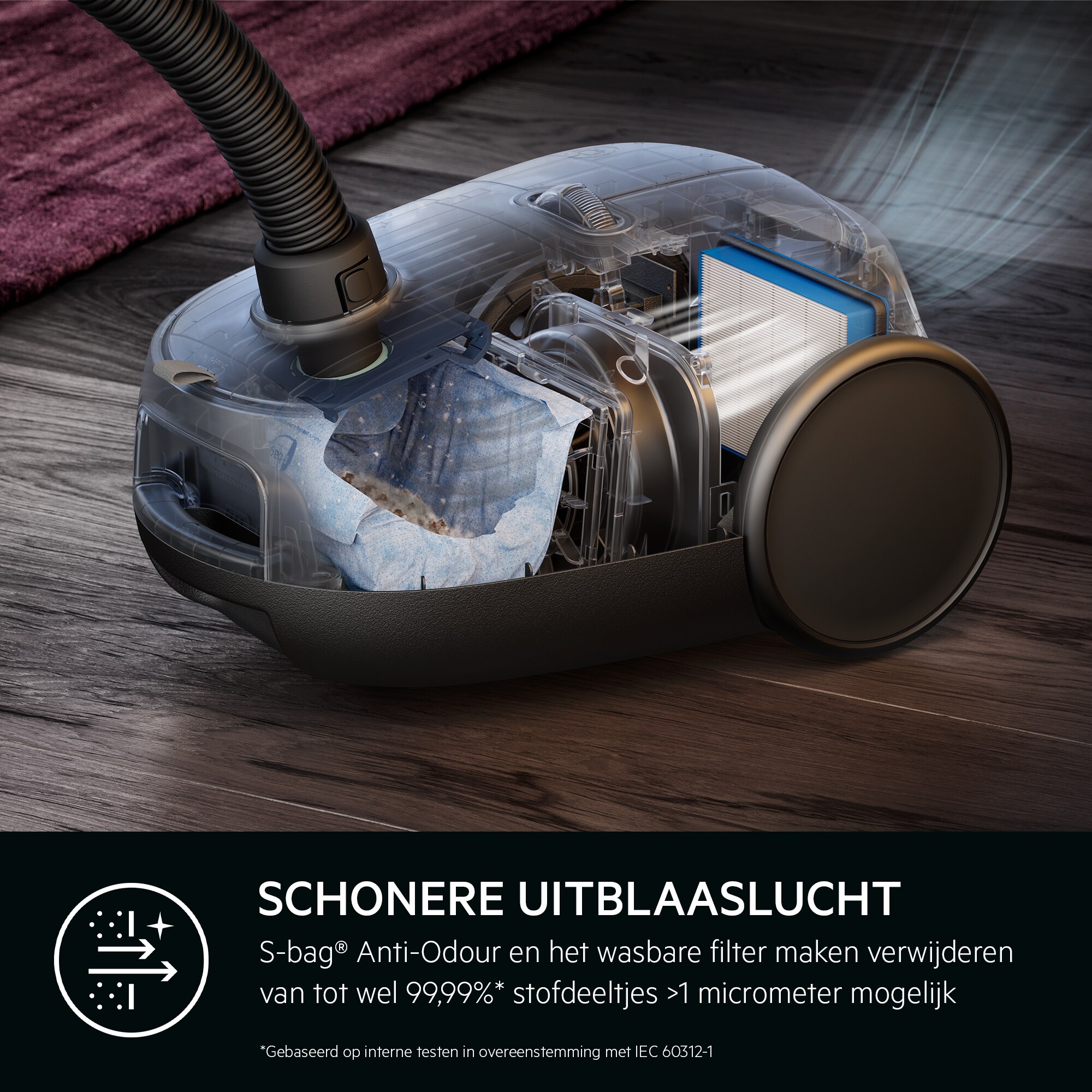 AEG - Stofzuiger met zak - AB61A4DB