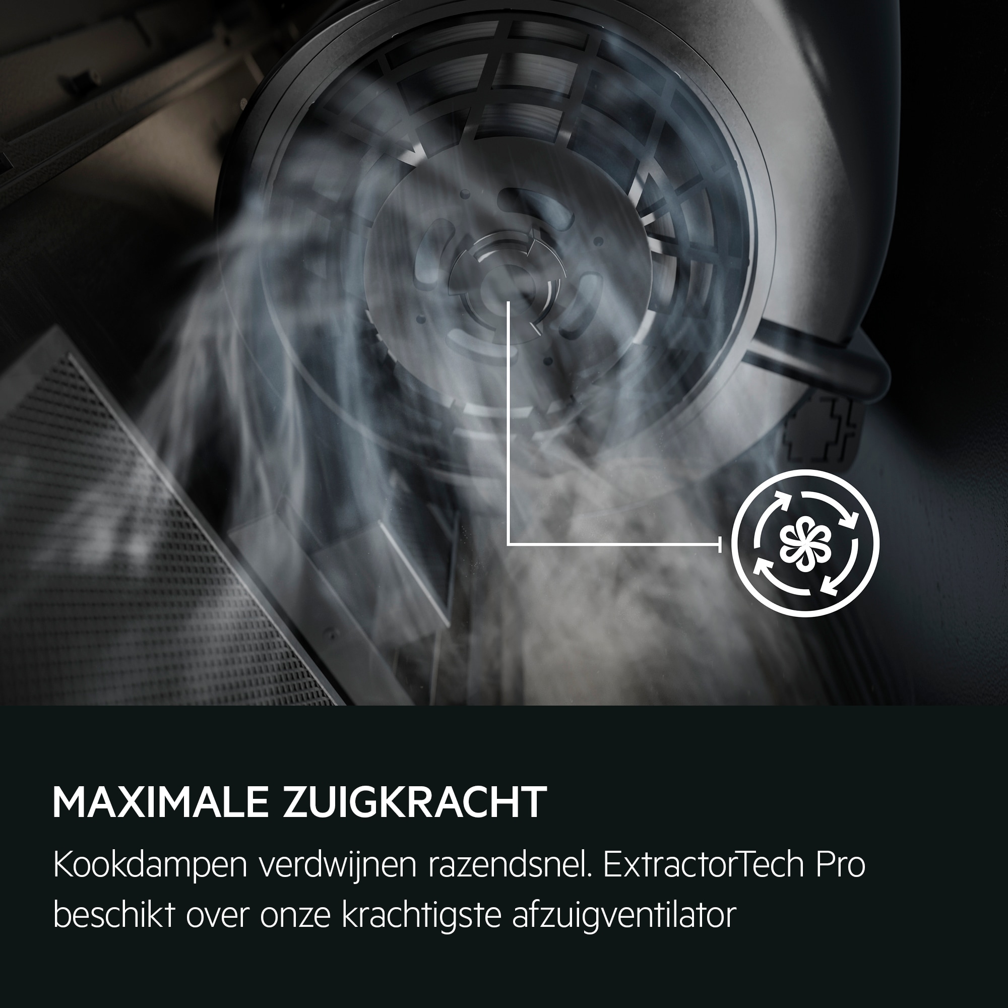 AEG - Zwarte dampkap - GV77D91ST