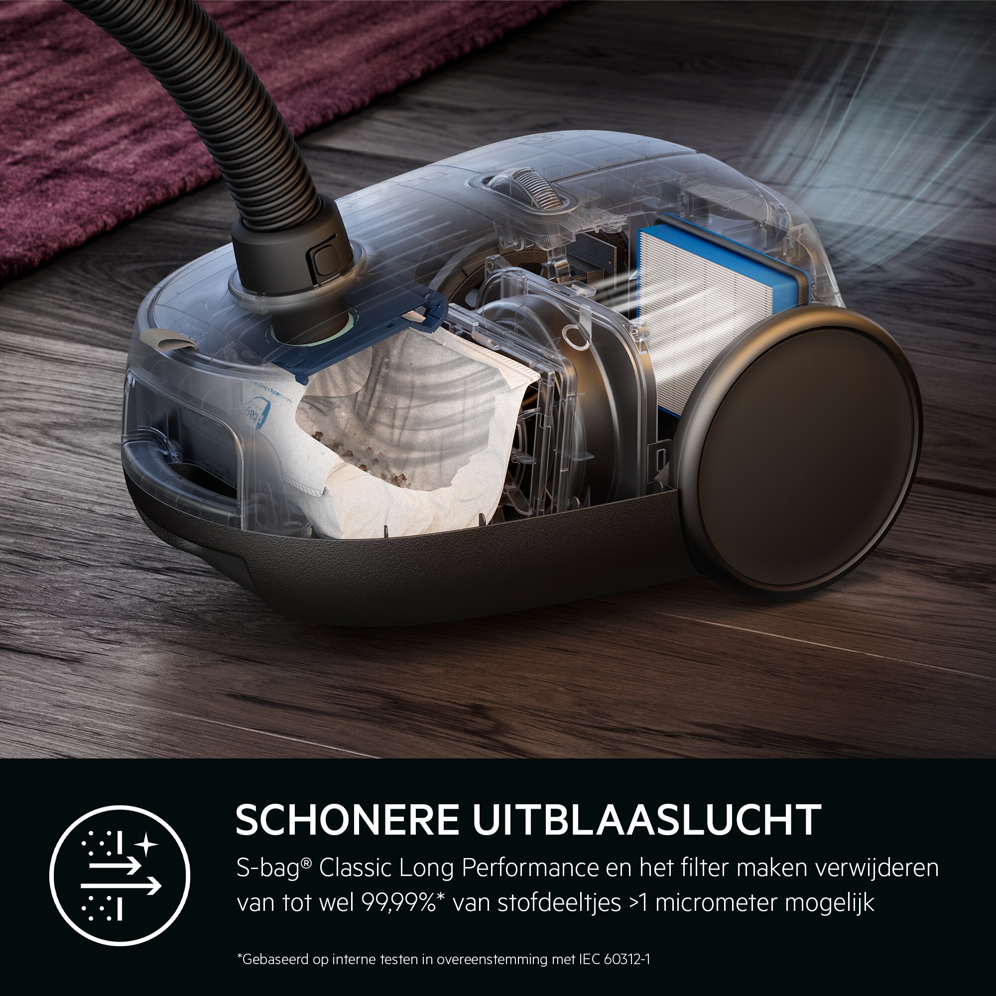 AEG - Stofzuiger met zak - AB61C3CR