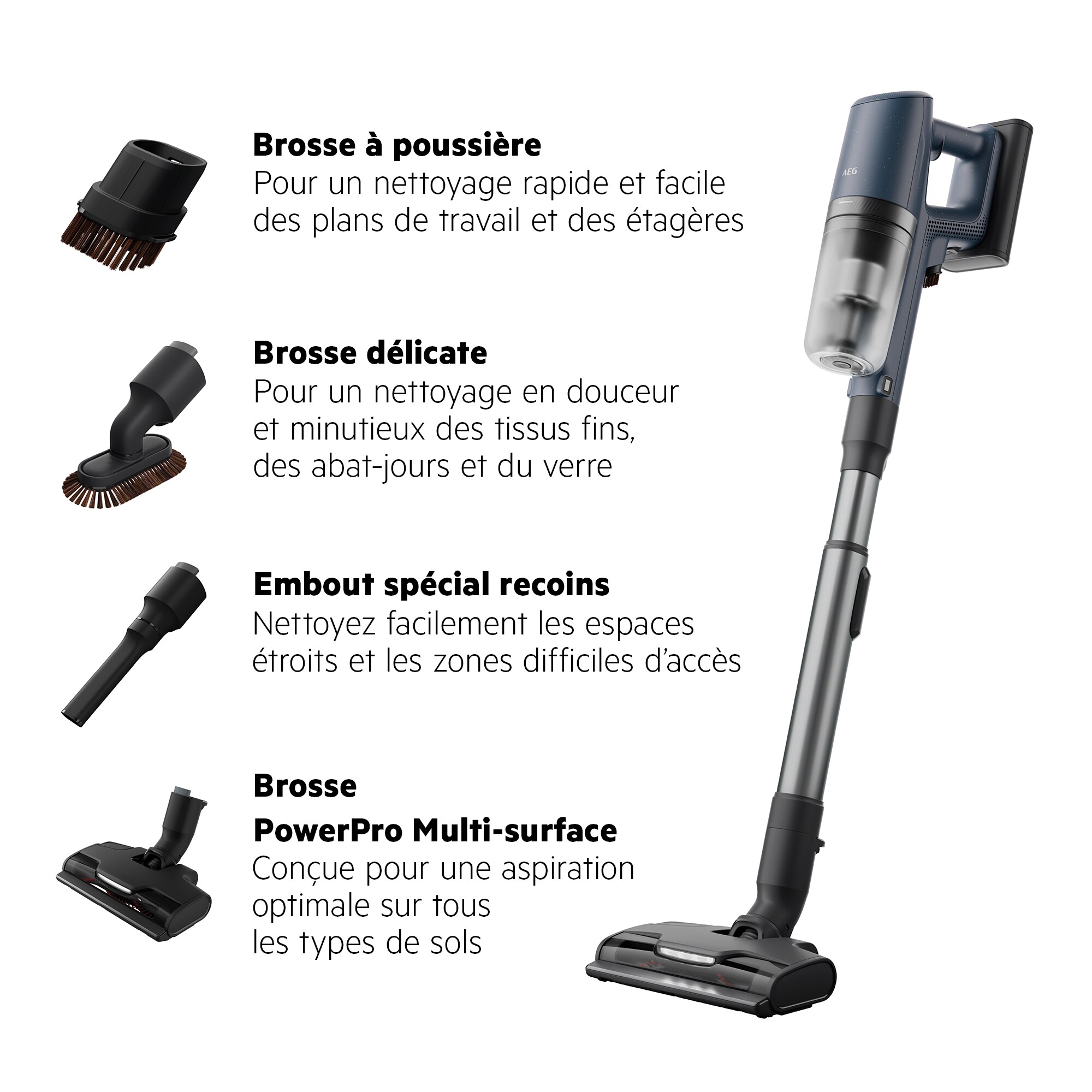 AEG - Aspirateur balai sans fil - AP82UB25DB