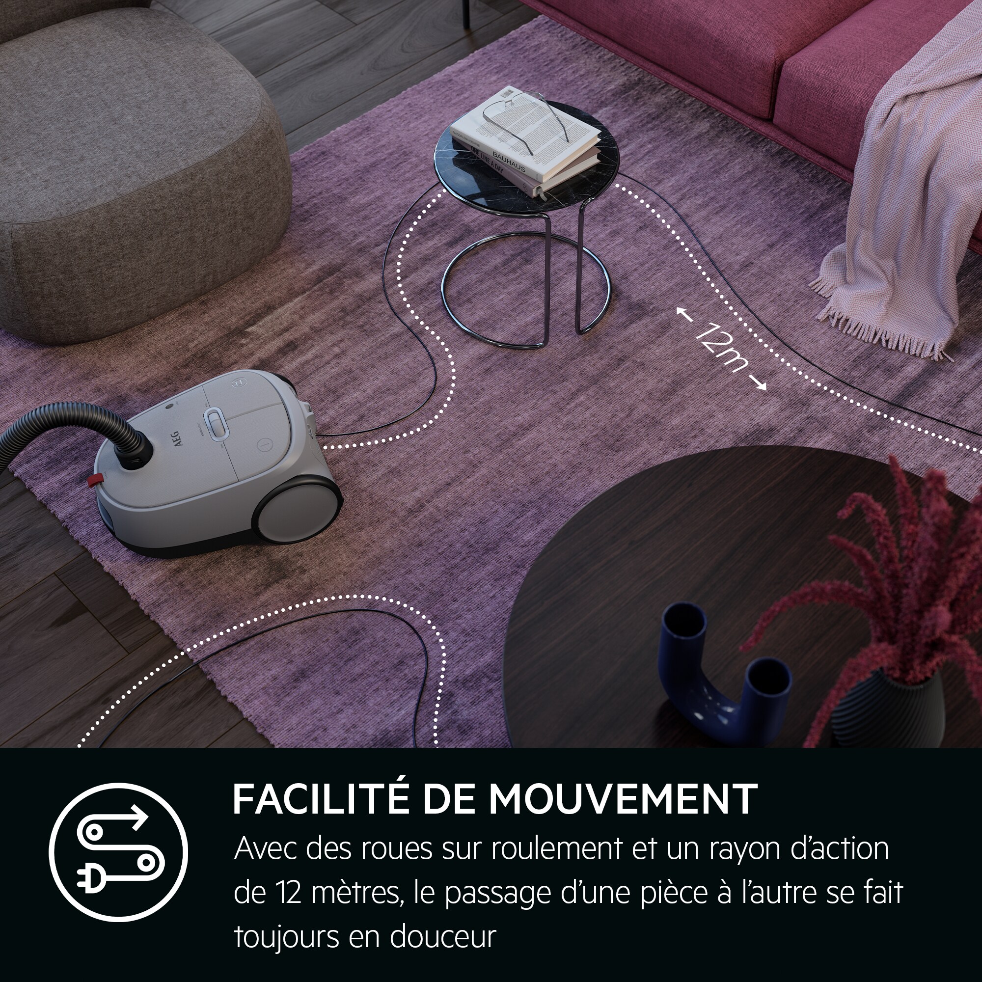 AEG - Aspirateur avec sac - AB61A5UGT