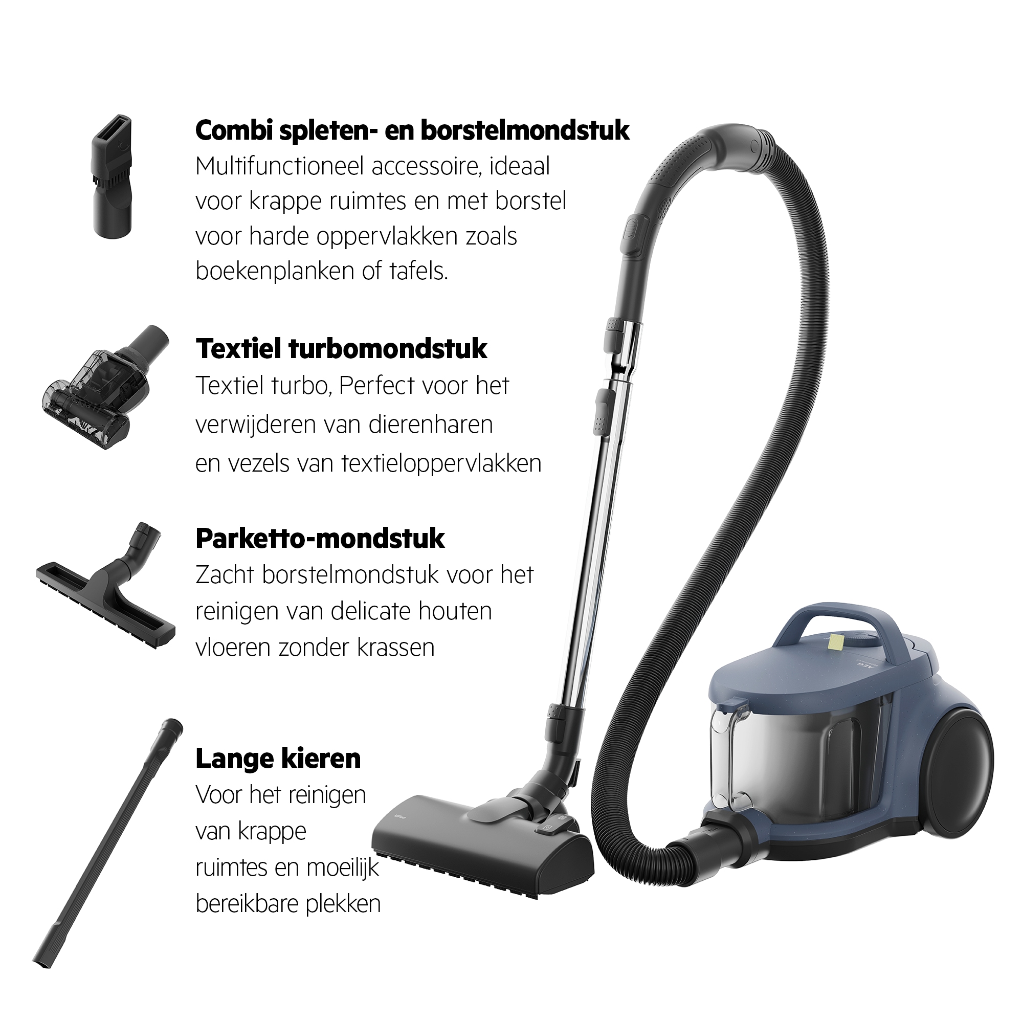 AEG - Stofzuiger zonder zak - AL51A3LDB