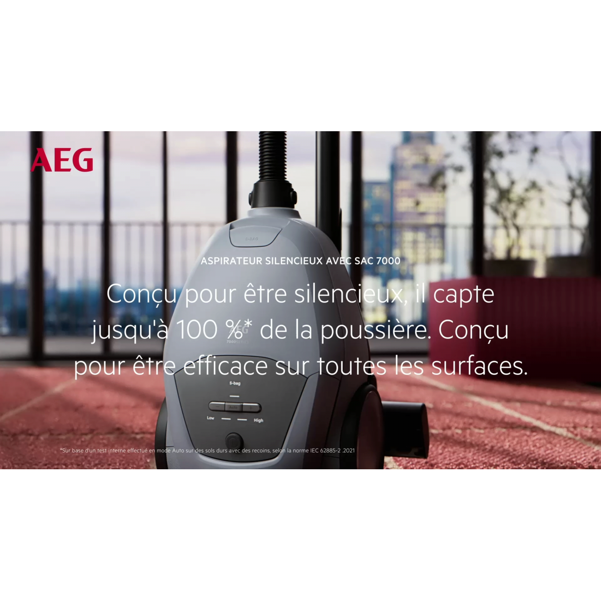 AEG - Aspirateur avec sac - AB71U1LDB