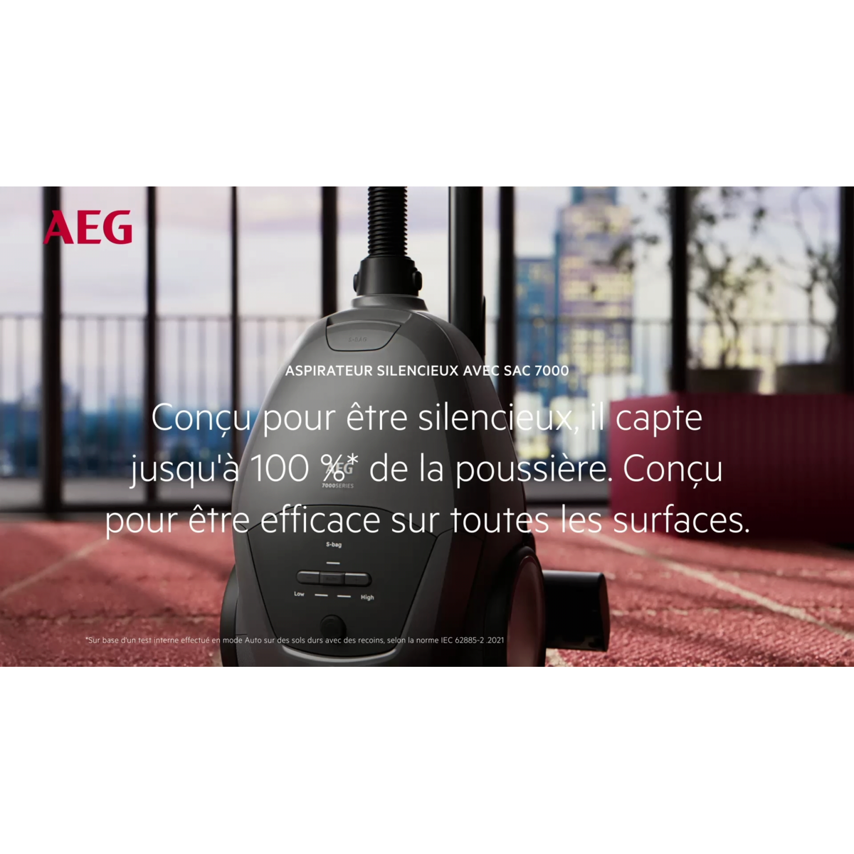 AEG - Aspirateur avec sac - AB71U1GG