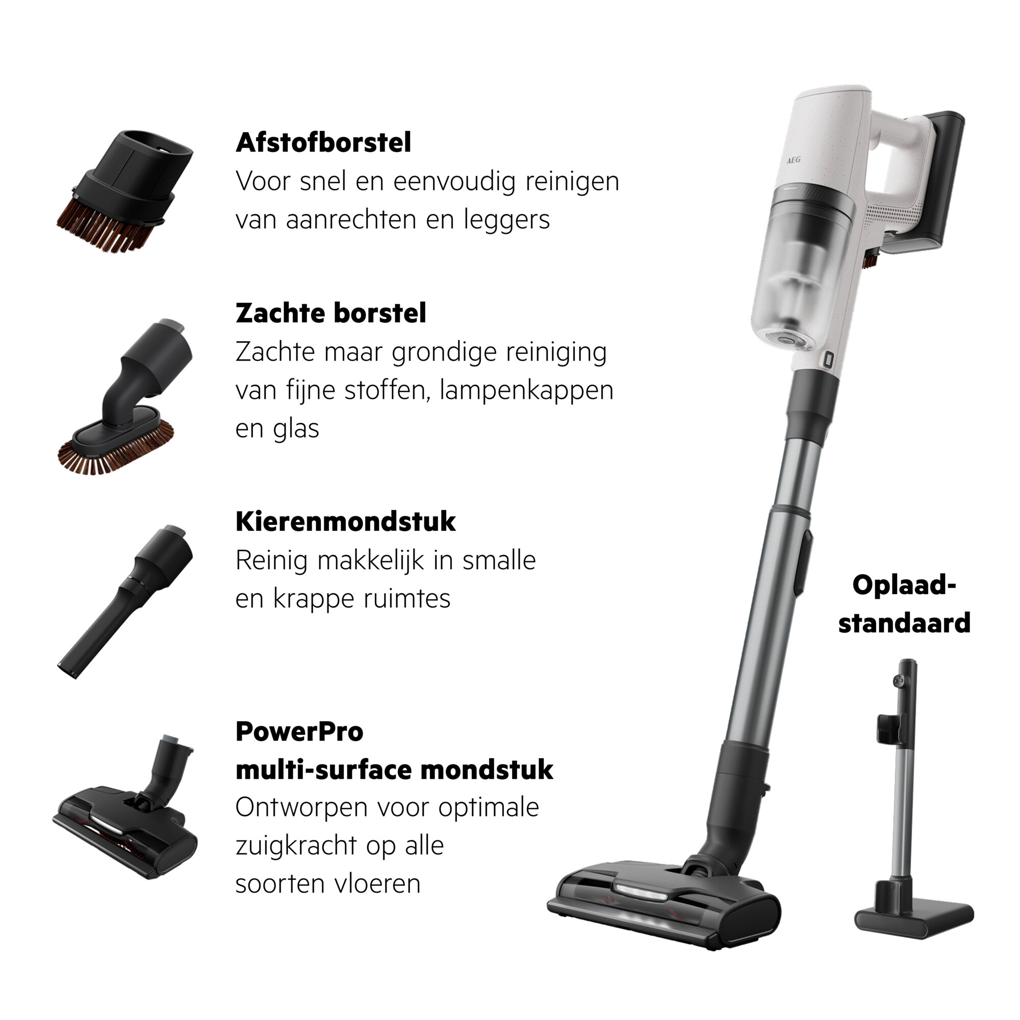 AEG - Draadloze steelstofzuiger - AP82UB25SH