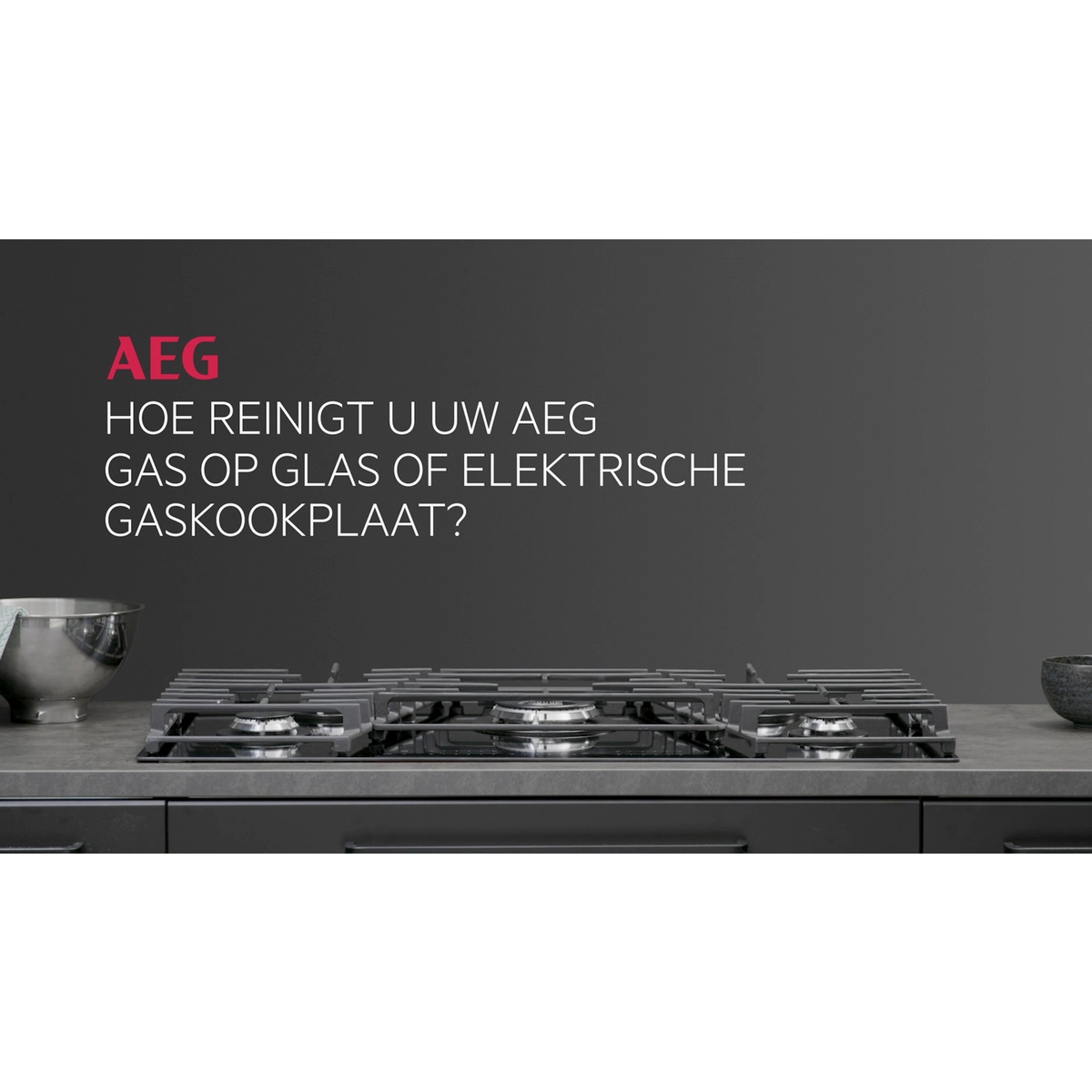 AEG - Gaskookplaat - HKB75820NB