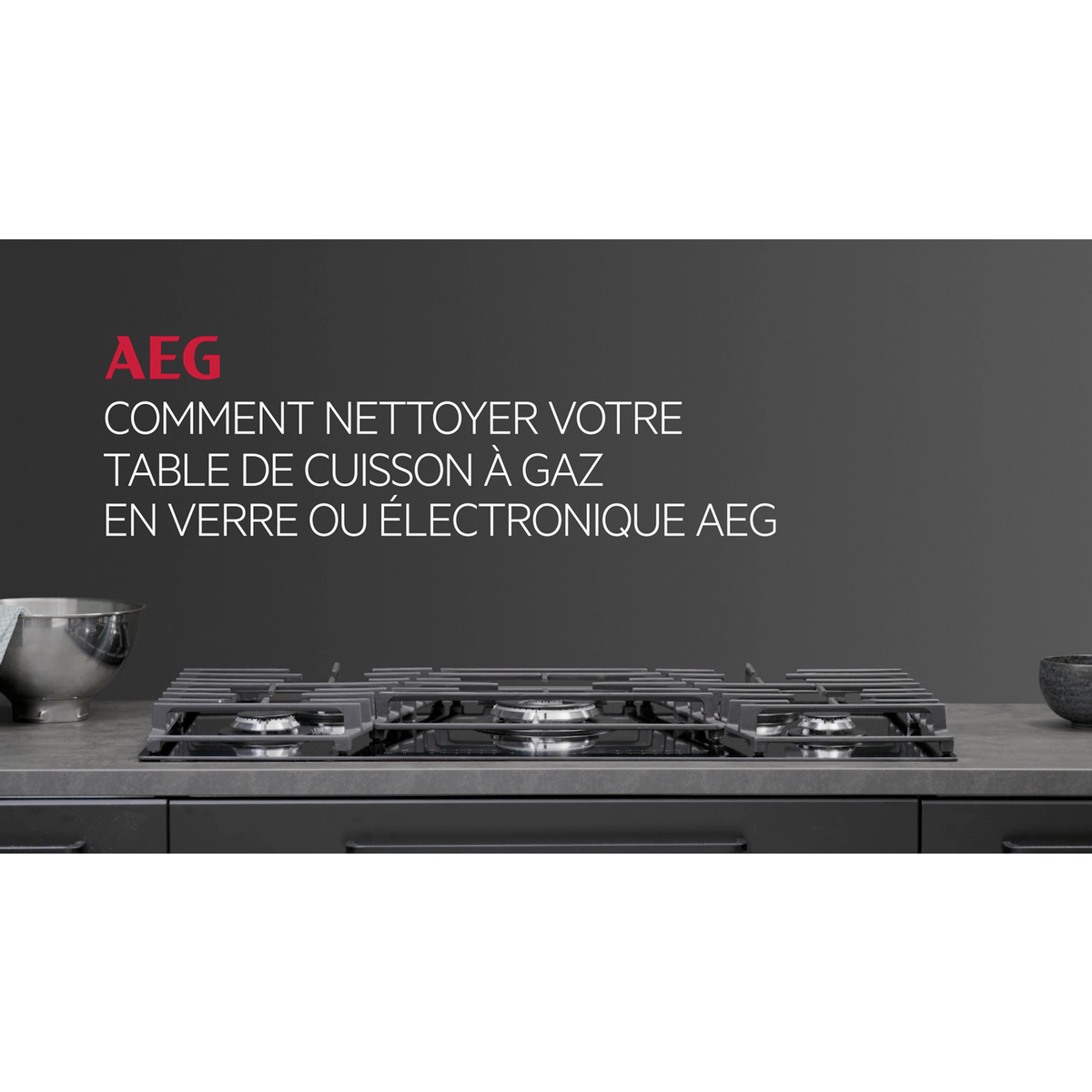 AEG - Taque au gaz - HKB64420NB