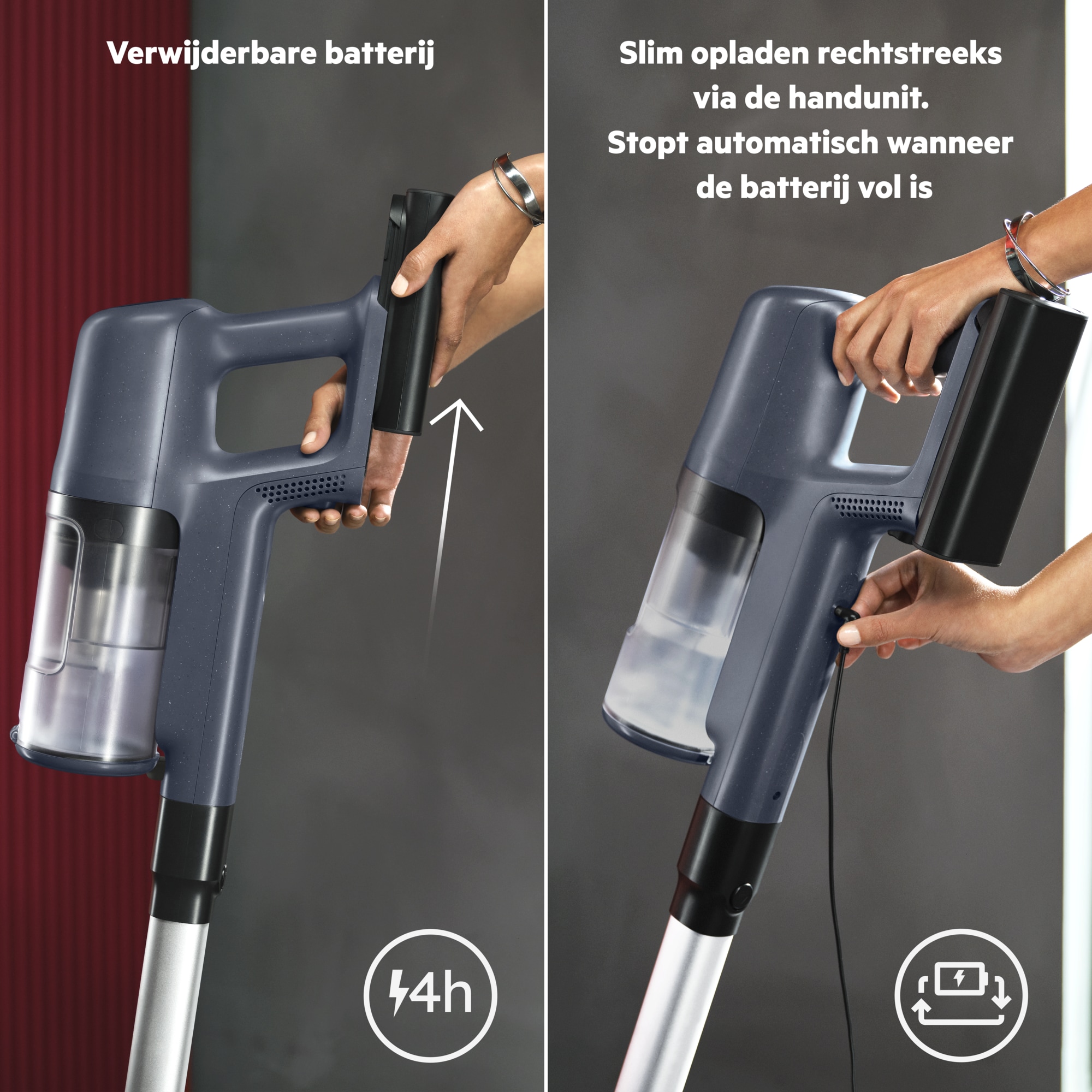 AEG - Draadloze steelstofzuiger - AP61AB21DB