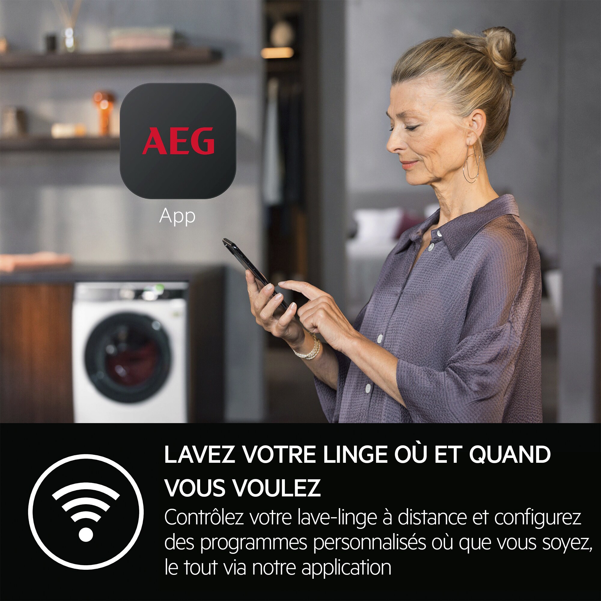 AEG - Machine à laver 8 kg - LR63Q842