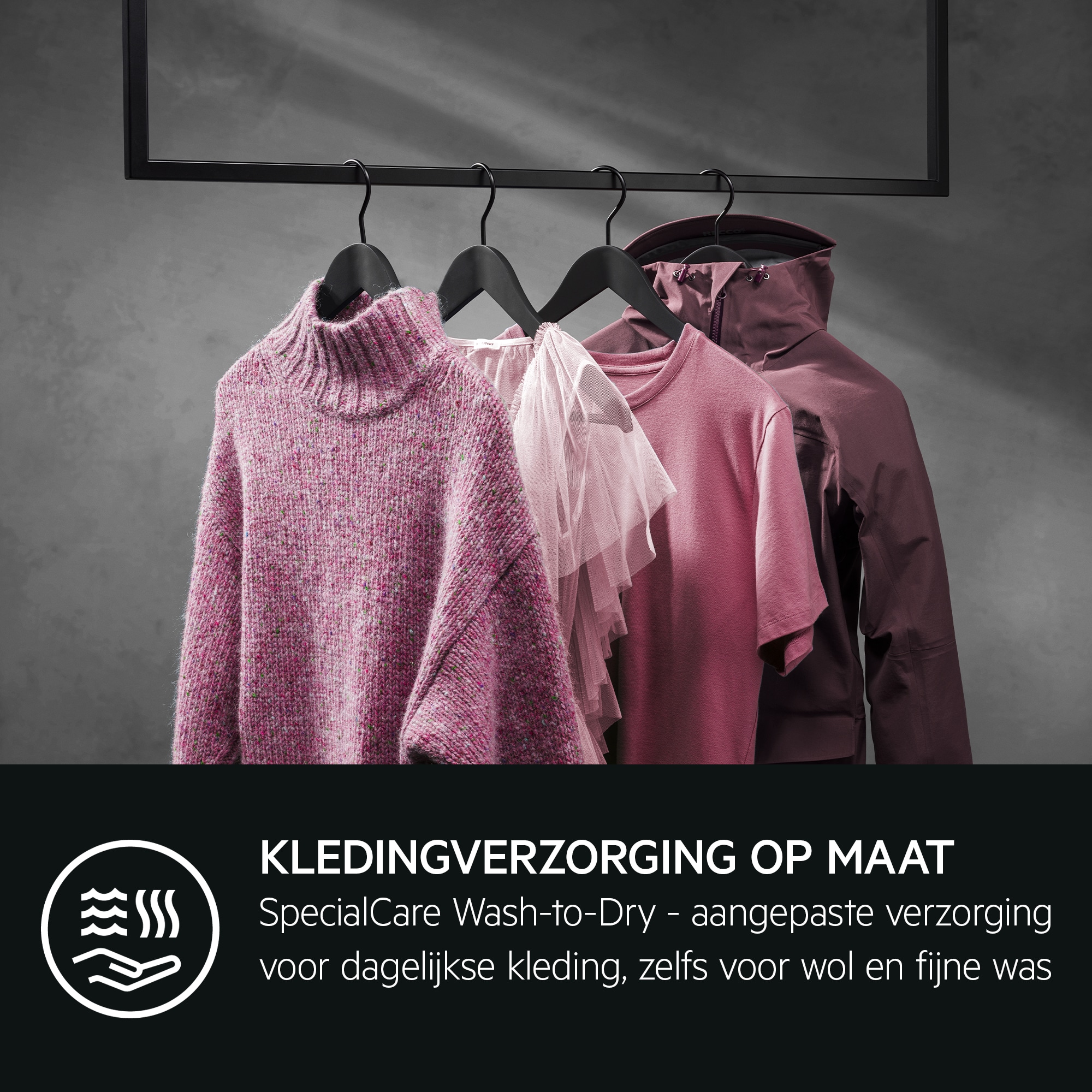 AEG - Vrijstaande was-droogcombinatie - LWR75Q164