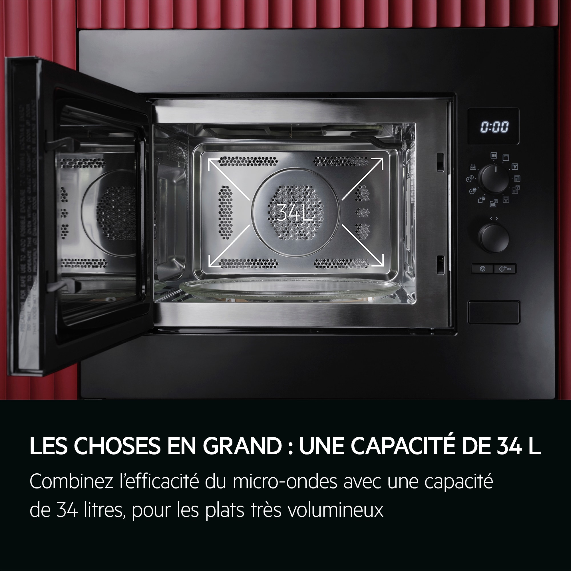 AEG - Four micro-ondes encastrable - OS5CM34MB