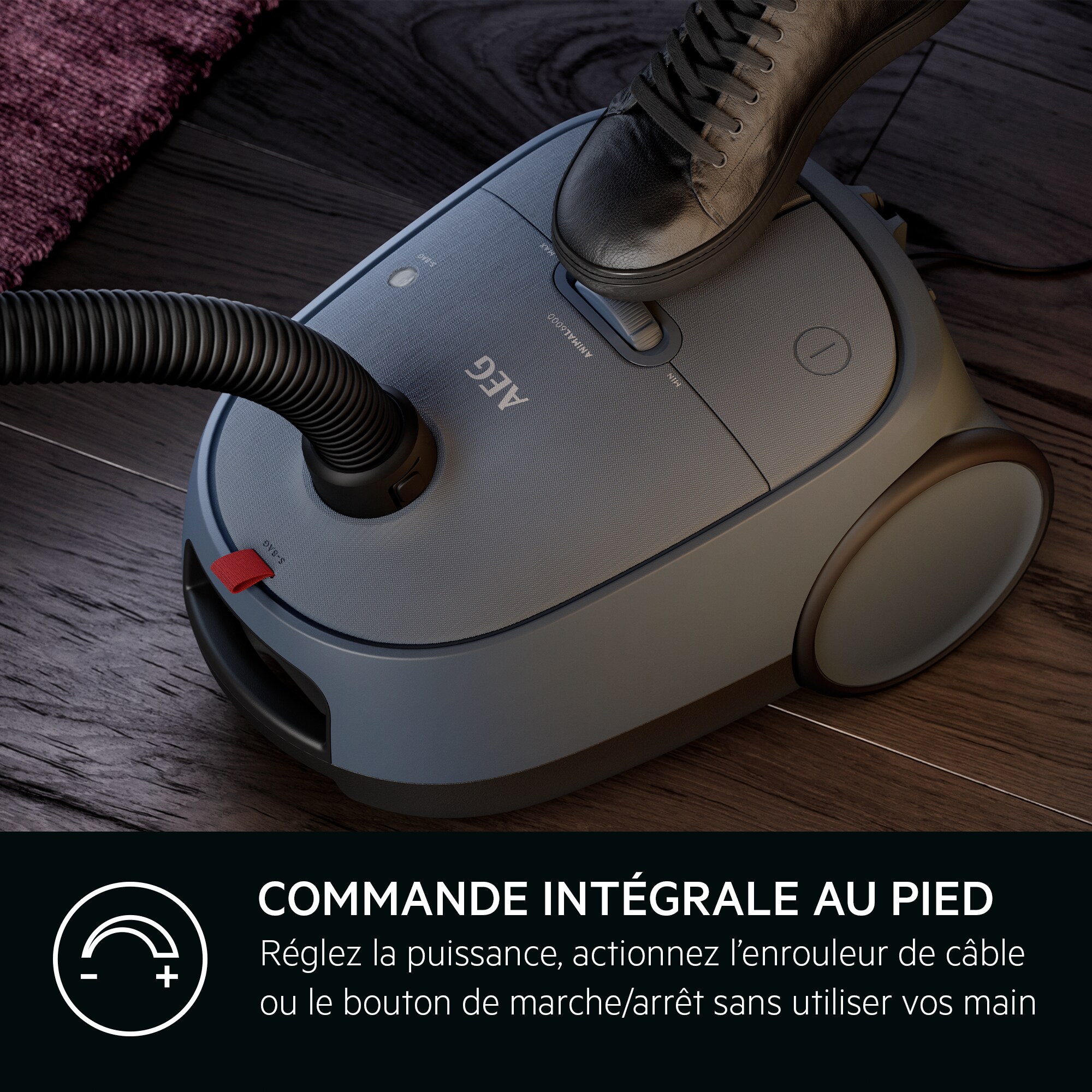 AEG - Aspirateur avec sac - AB61A4DB