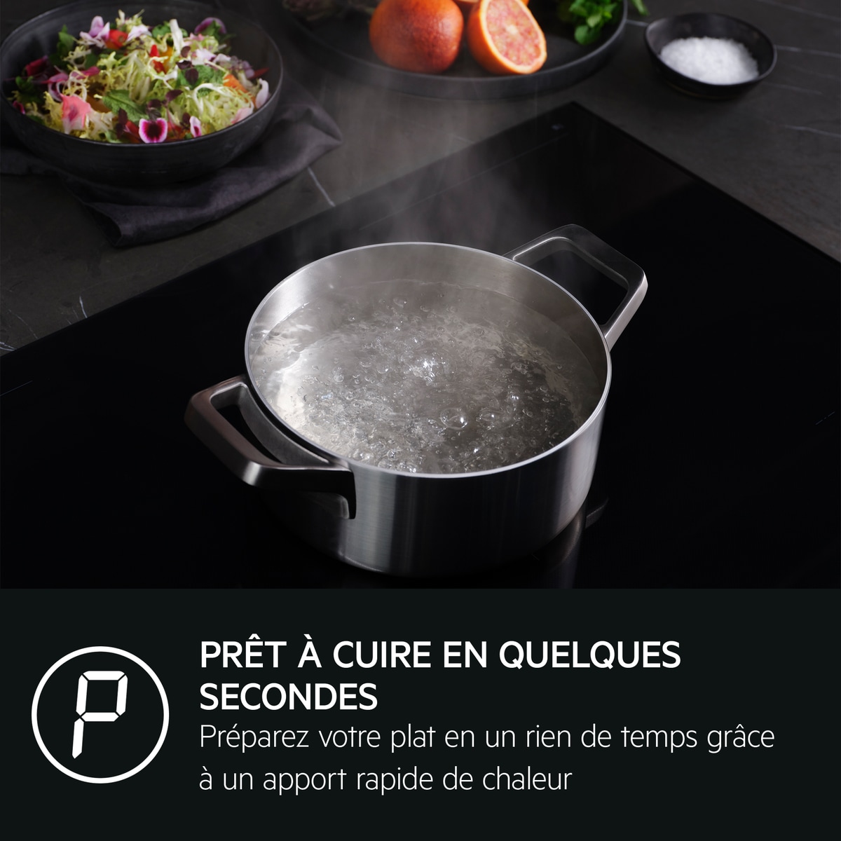 AEG - Taque à induction - NIK85M30FB
