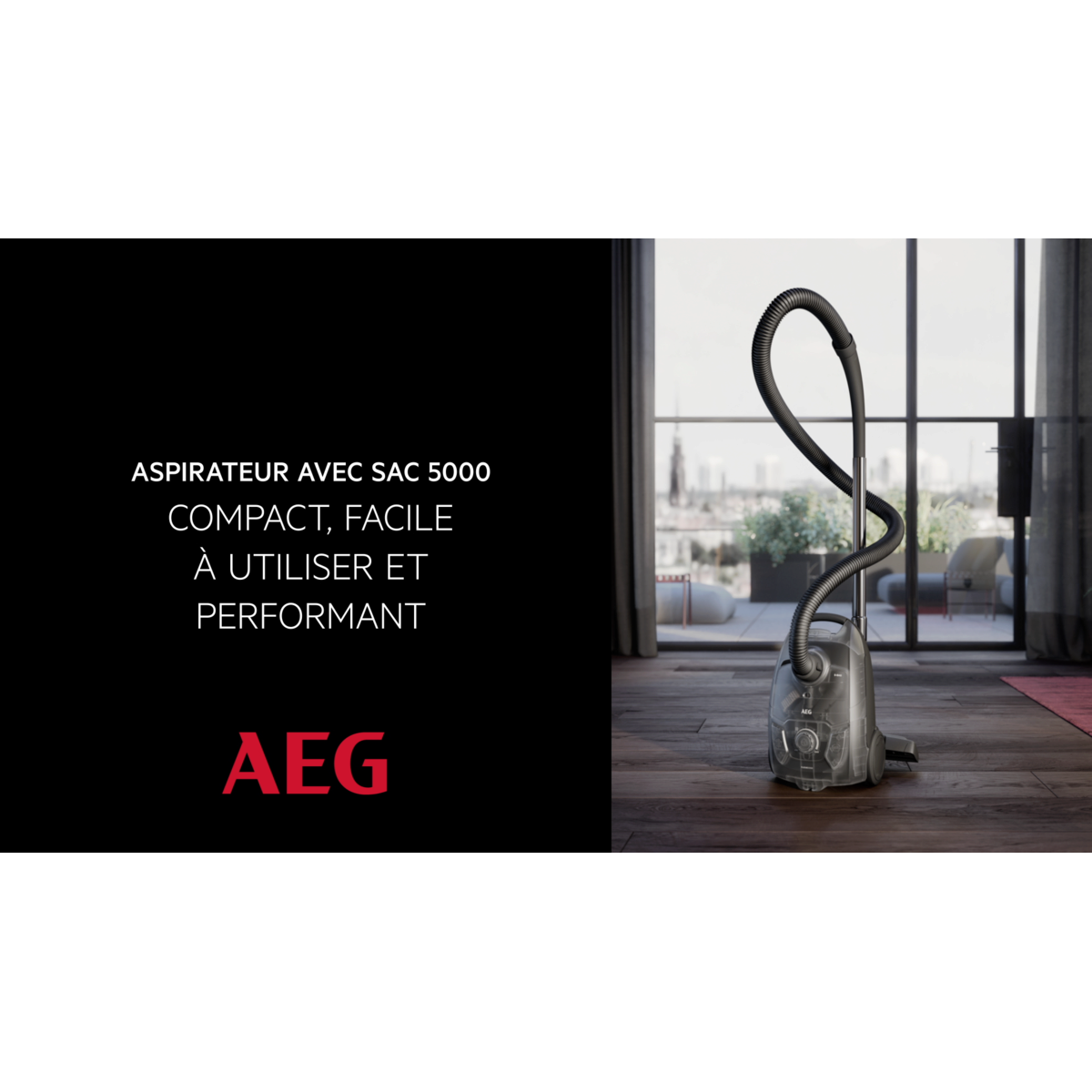 AEG - Aspirateur avec sac - AB51C1DB