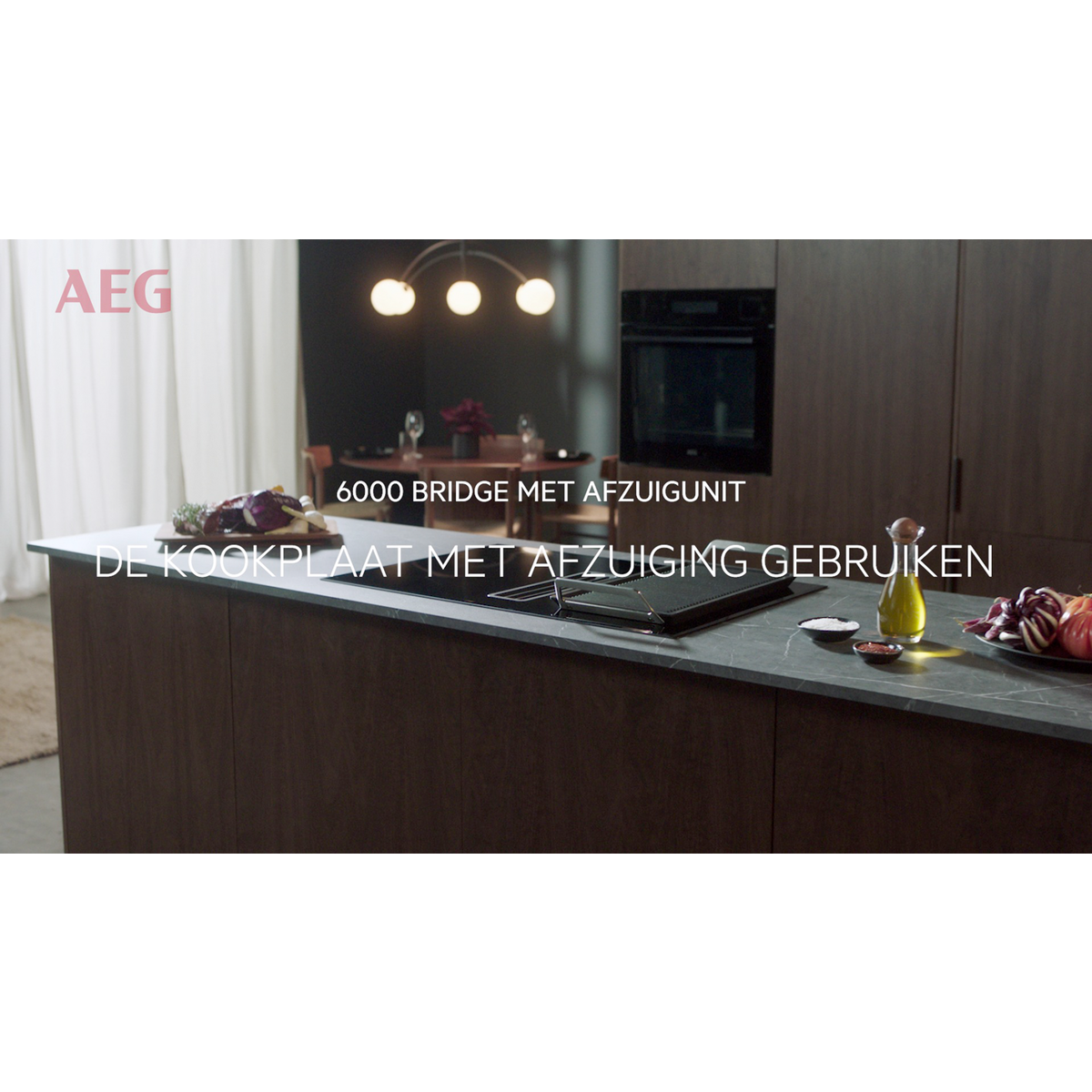 AEG - Kookplaat met afzuiging - CDE84751CB
