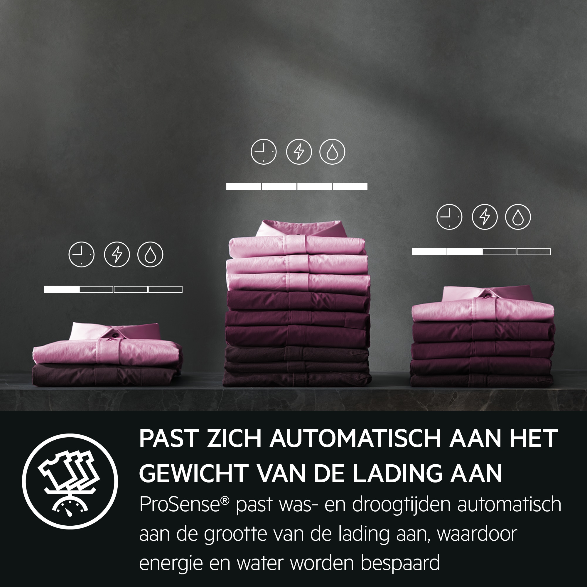 AEG - Vrijstaande was-droogcombinatie - LWR75Q164