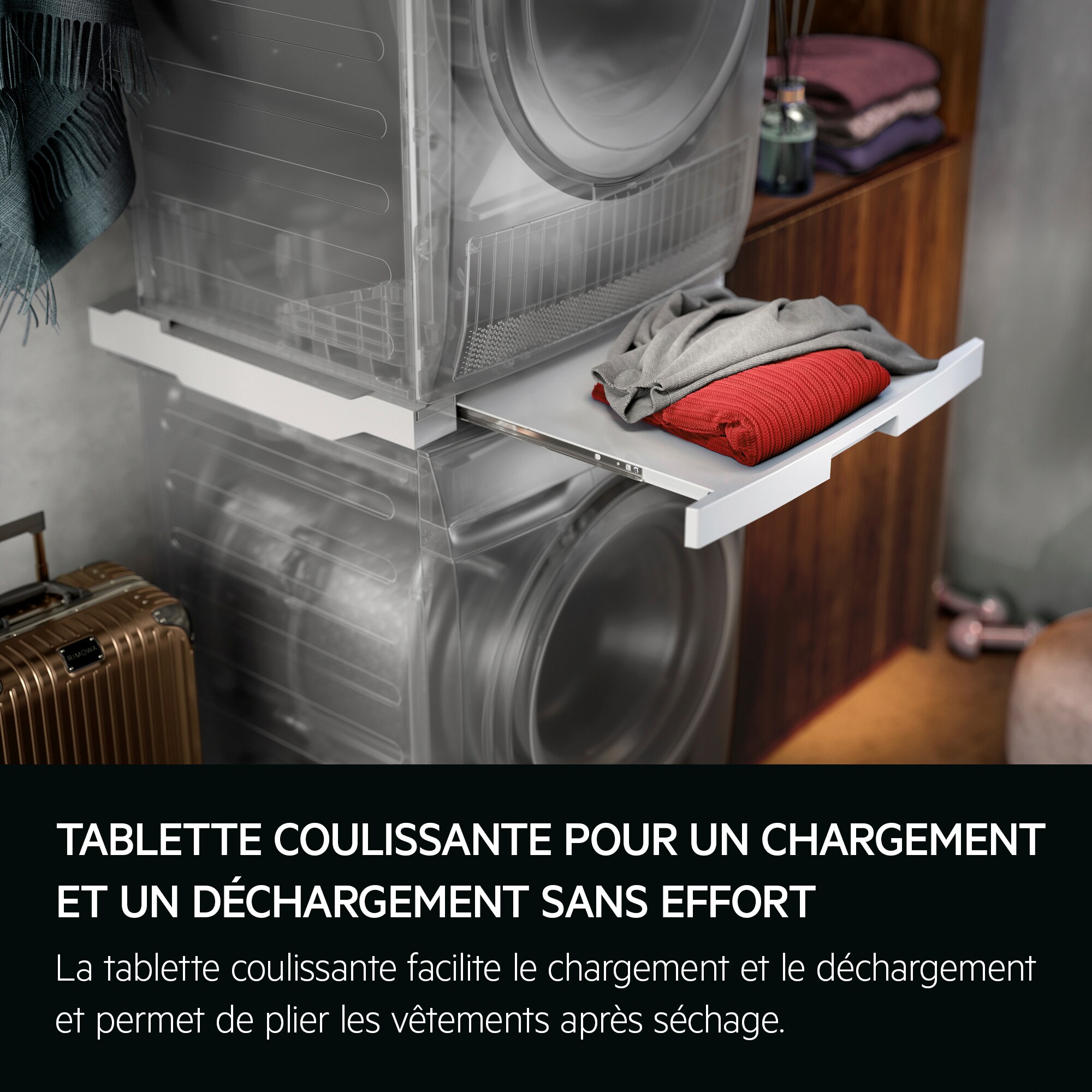 AEG - Kit de superposition sèche-linge et lave-linge - A1WYHSK2
